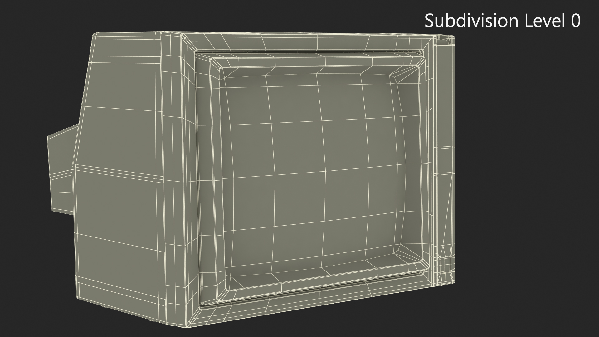 3D Vintage Apple Monitor