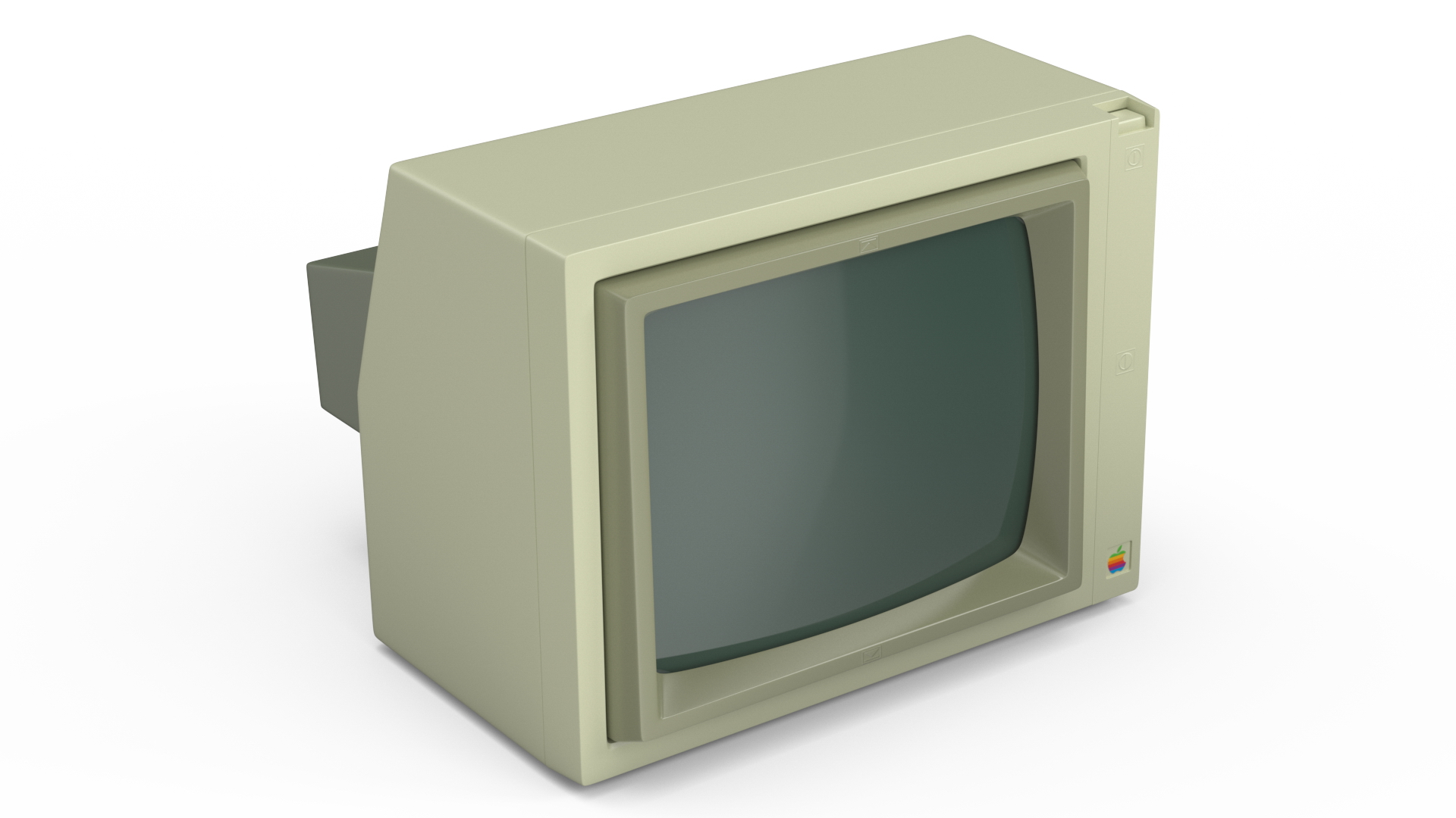 3D Vintage Apple Monitor