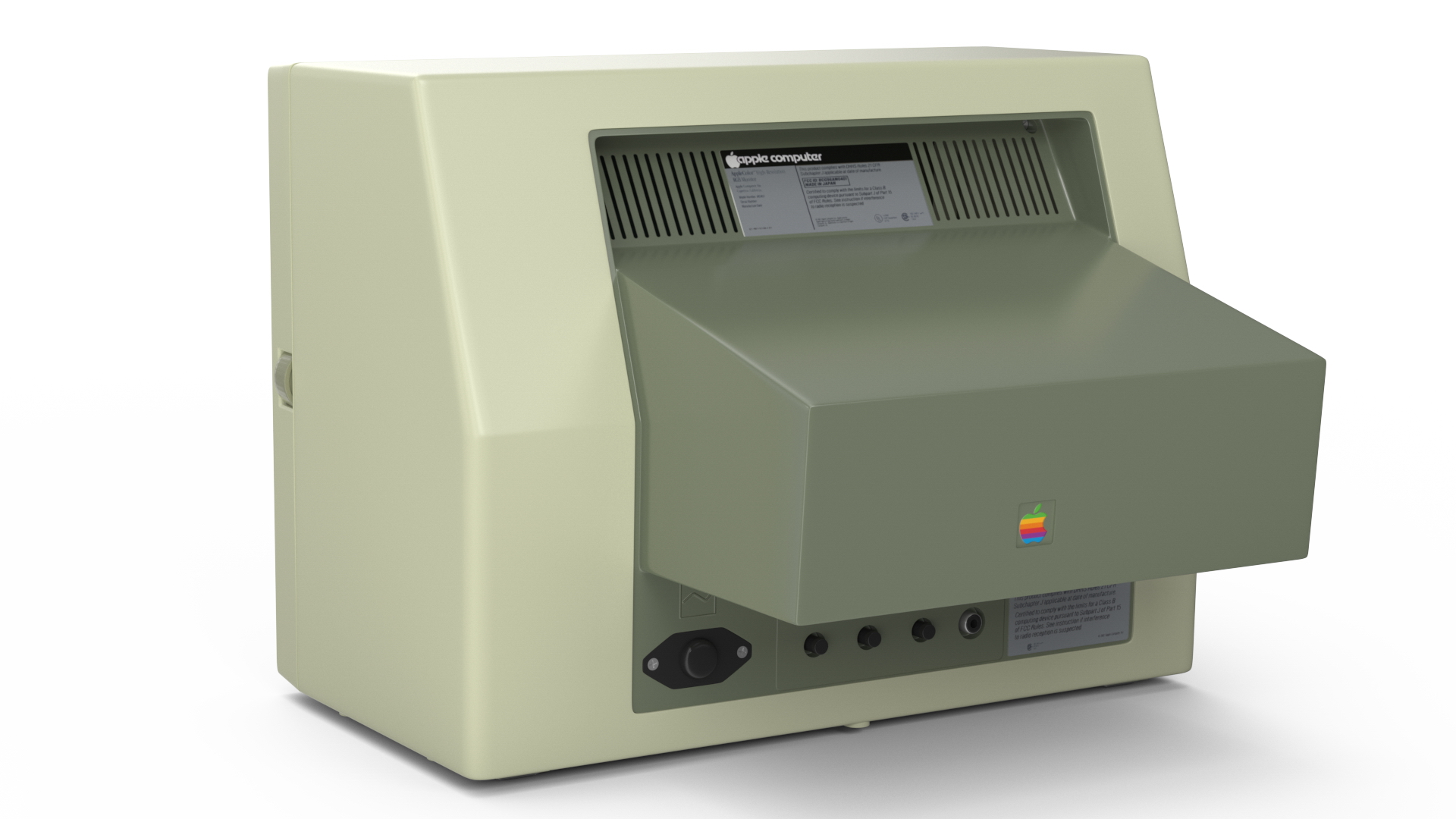 3D Vintage Apple Monitor