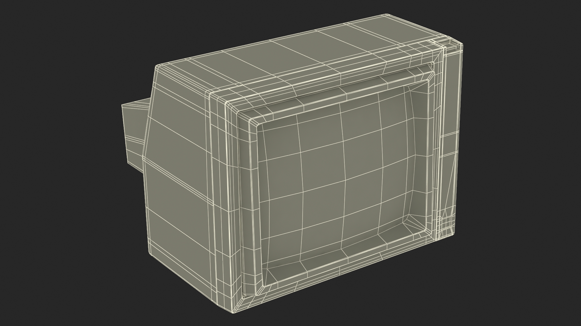 3D Vintage Apple Monitor