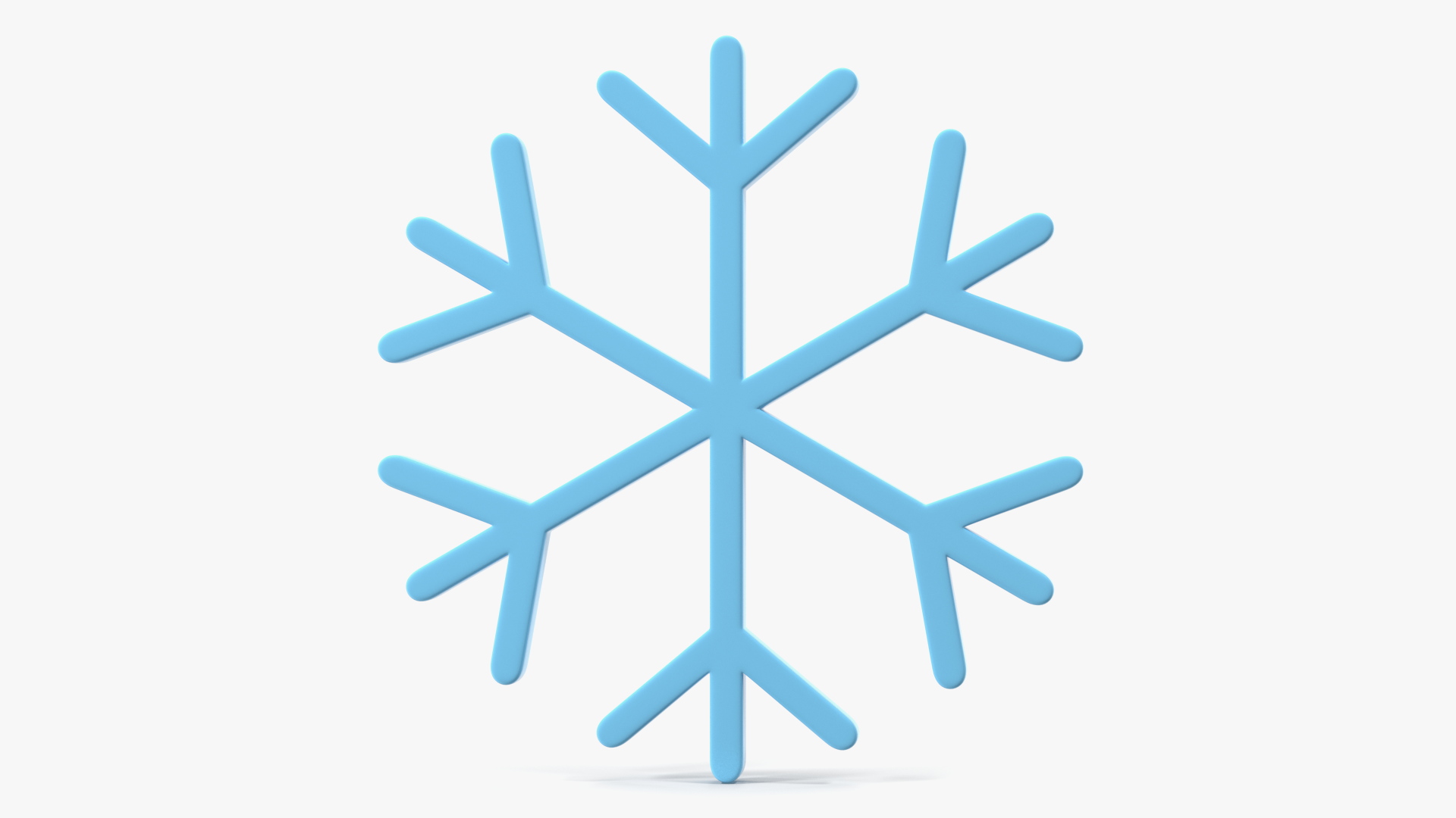 3D model Snowflake Emoji