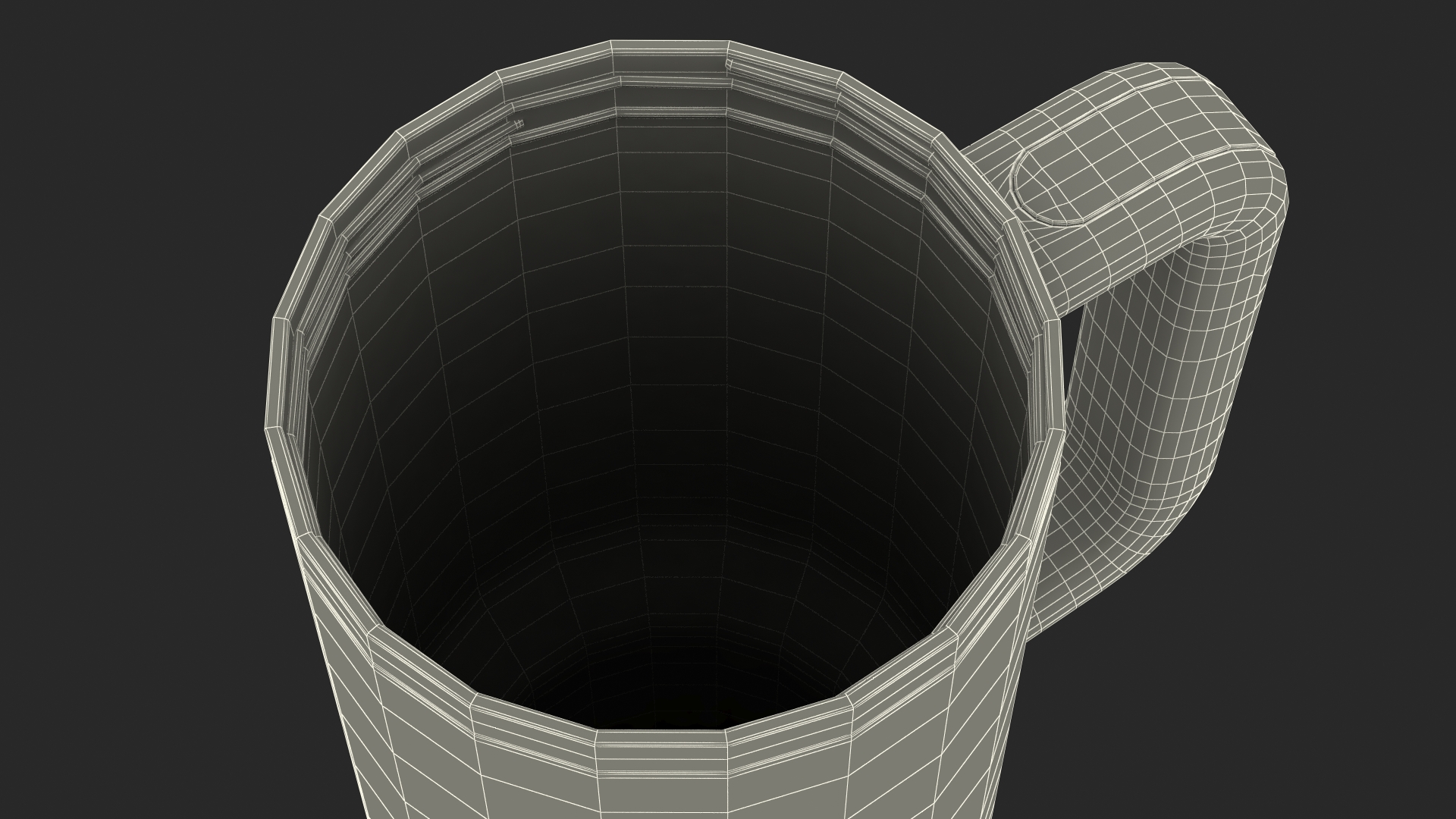 Stanley Insulated Travel Mug Black Open 3D model