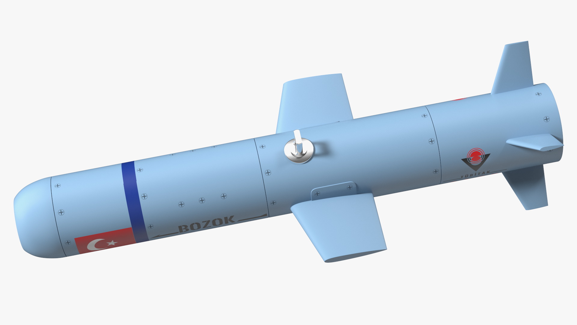 3D model Bozok Laser Guided Rocket