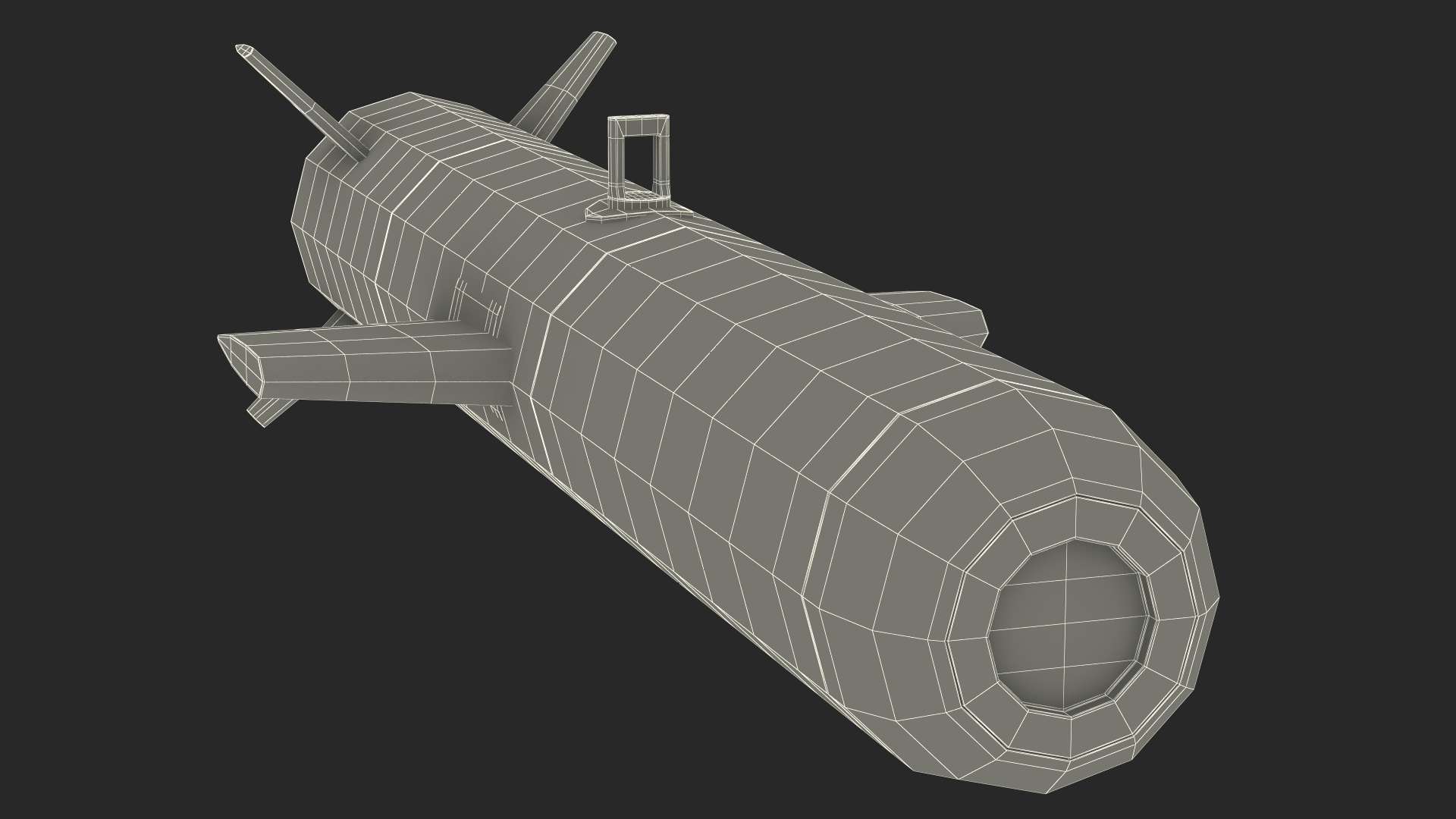 3D model Bozok Laser Guided Rocket