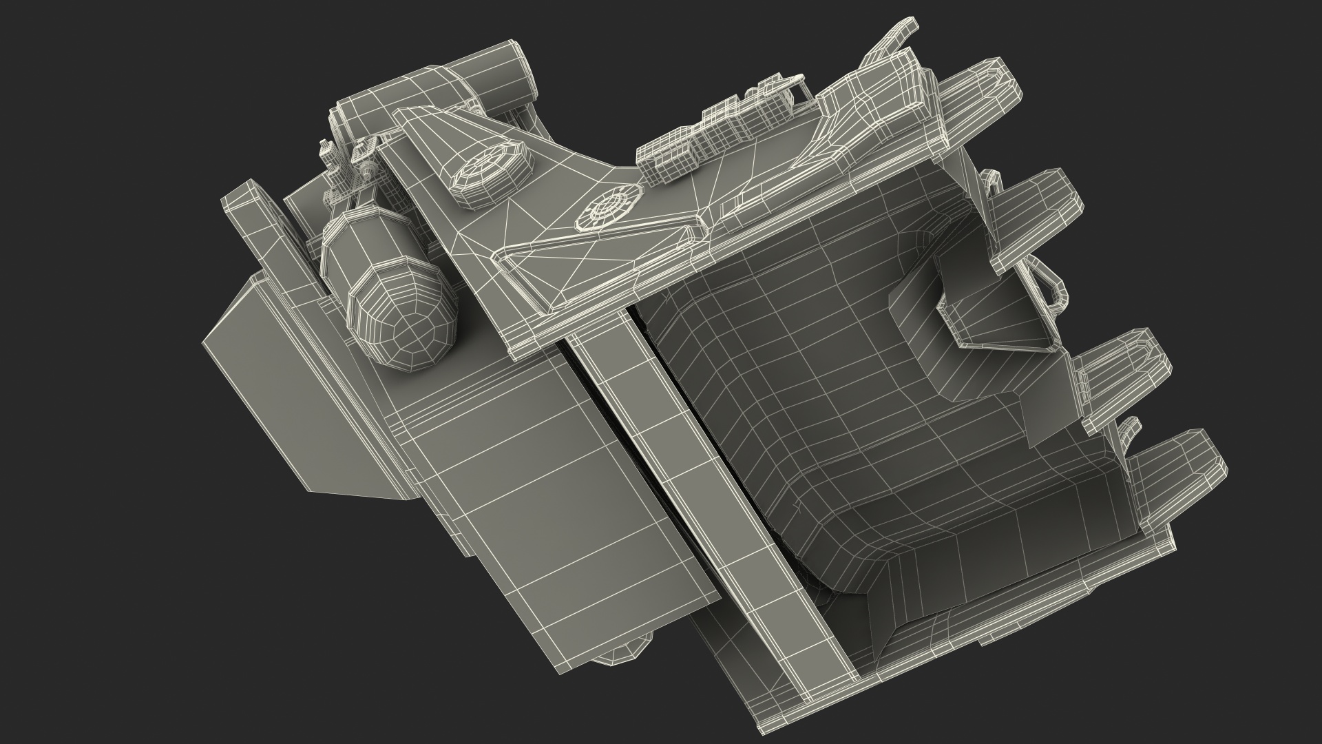 3D Jet Fighter Seat