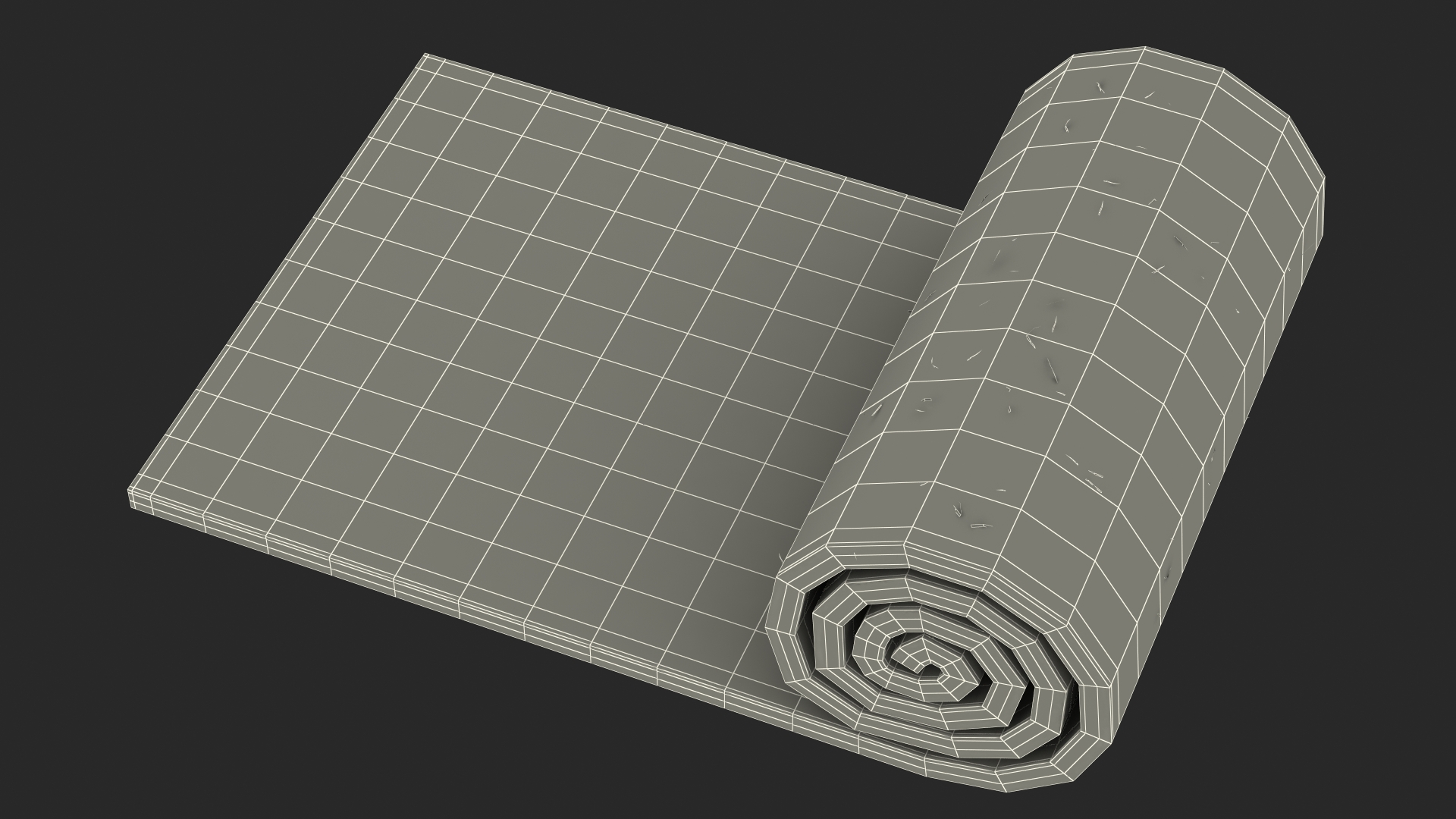 3D Lawn Turf Roll fur model