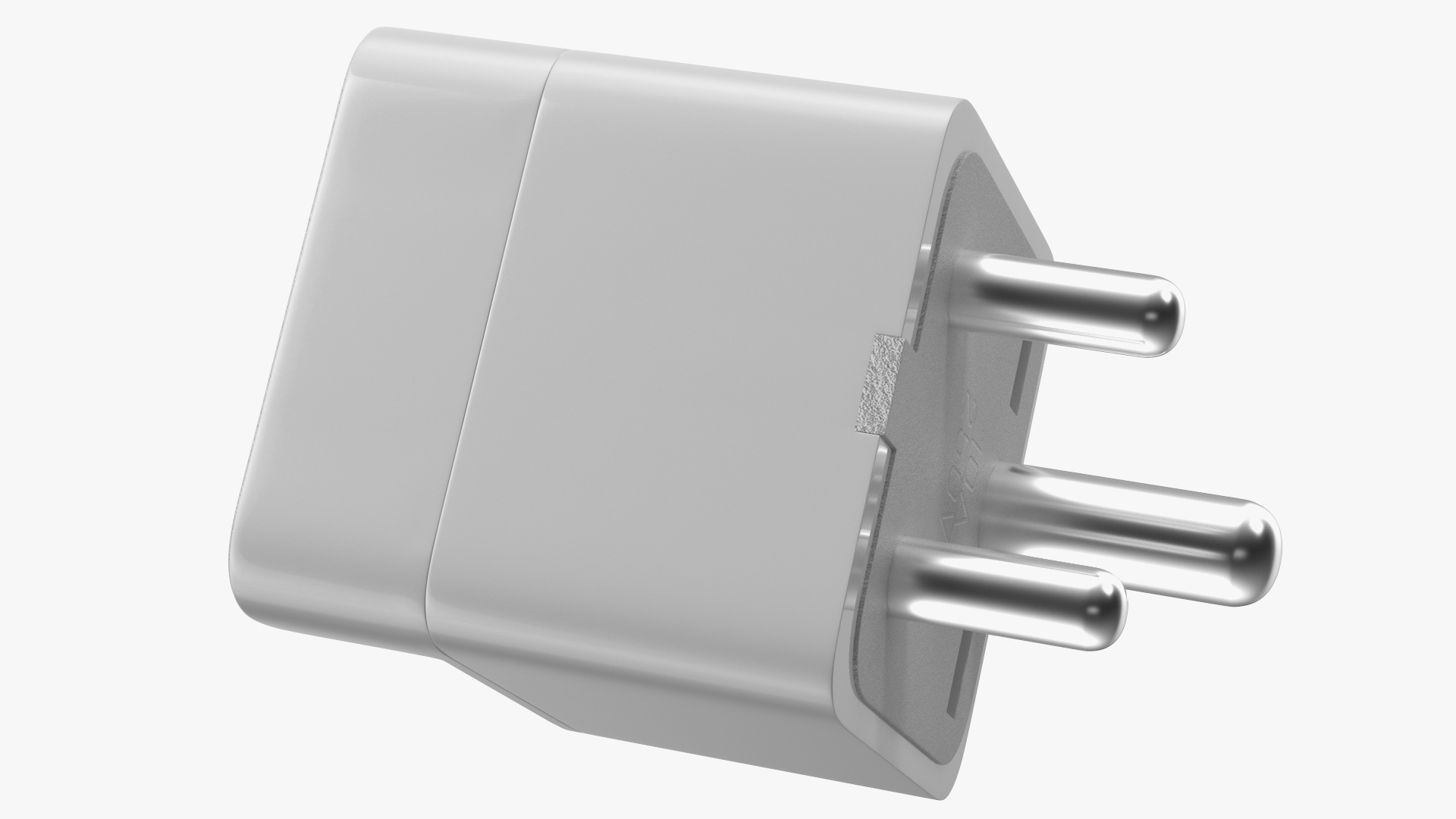 3D Type D Electrical Plug Adapter White
