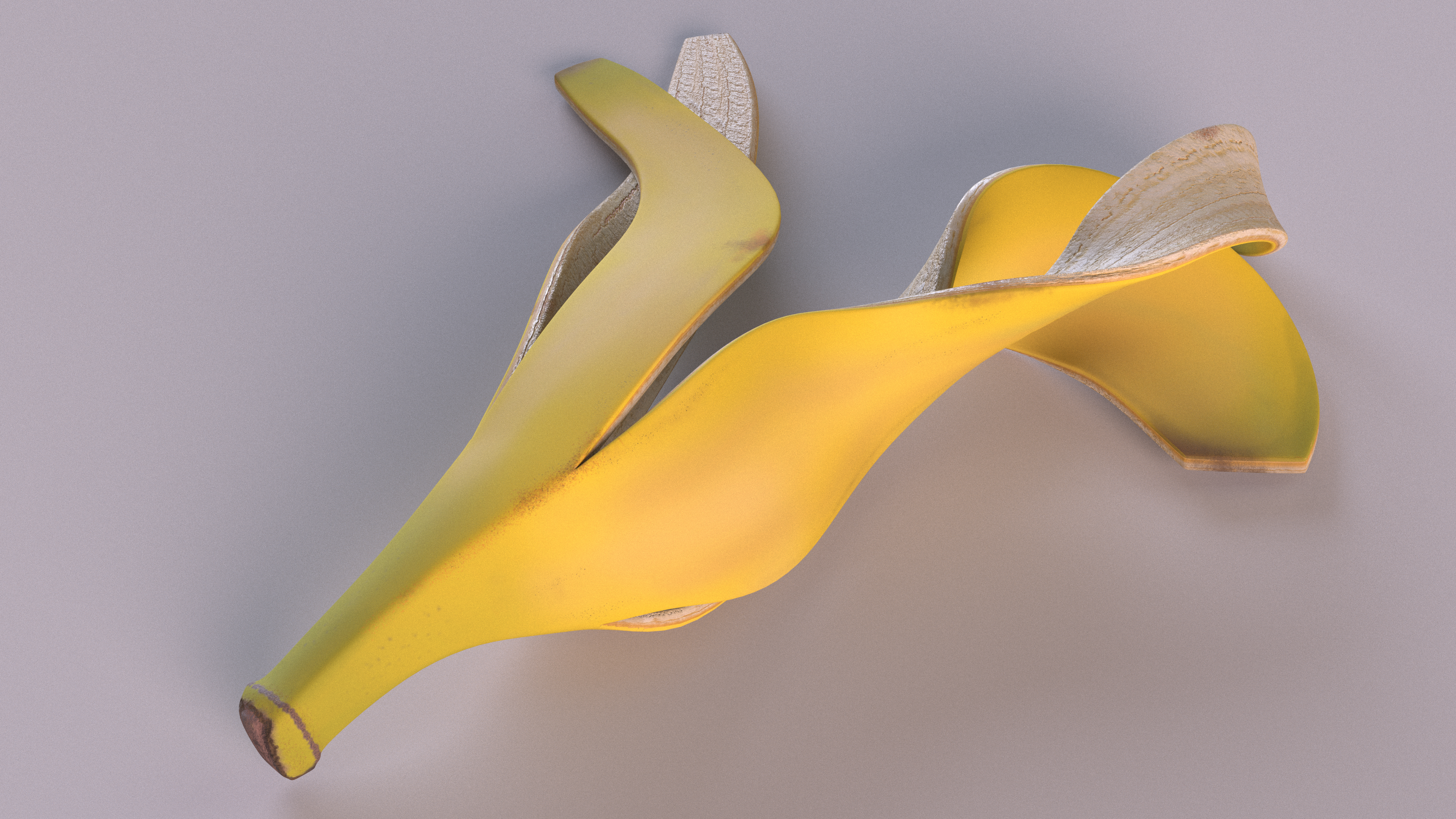 3D Banana Rind