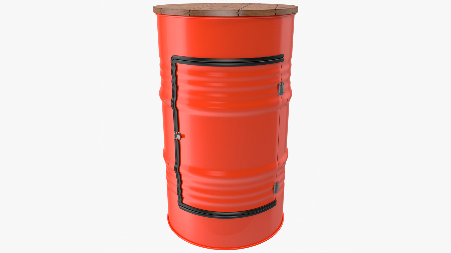 3D model Upcycled Oil Drum Cabinet