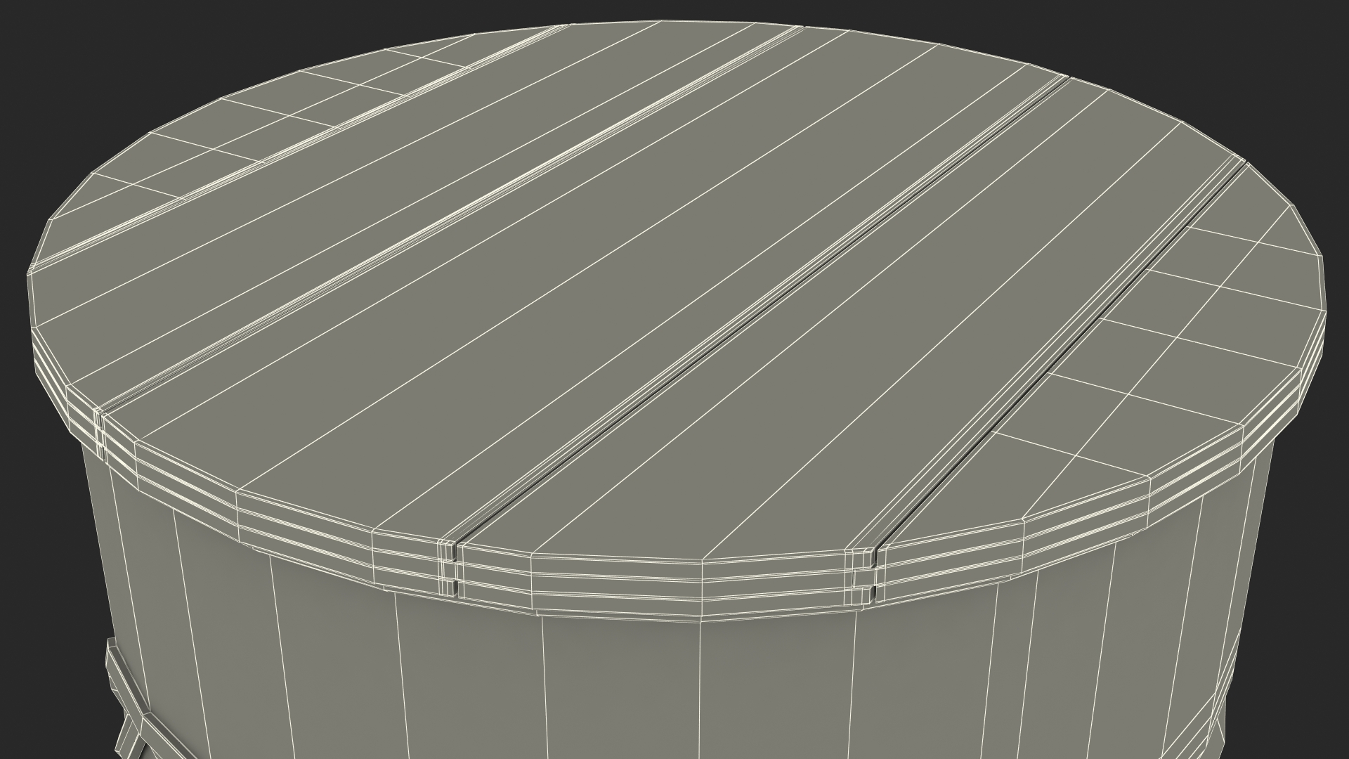 3D model Upcycled Oil Drum Cabinet