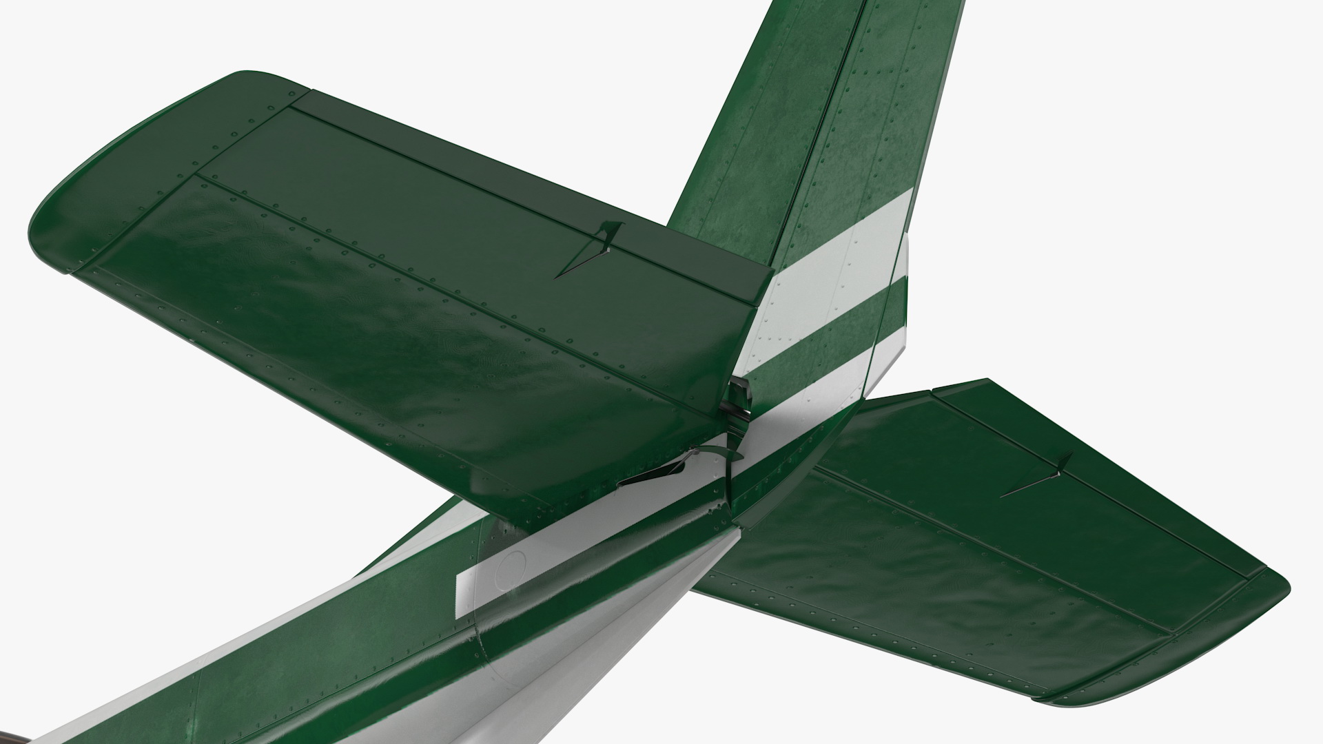 Light Floatplane Aircraft Rigged 3D