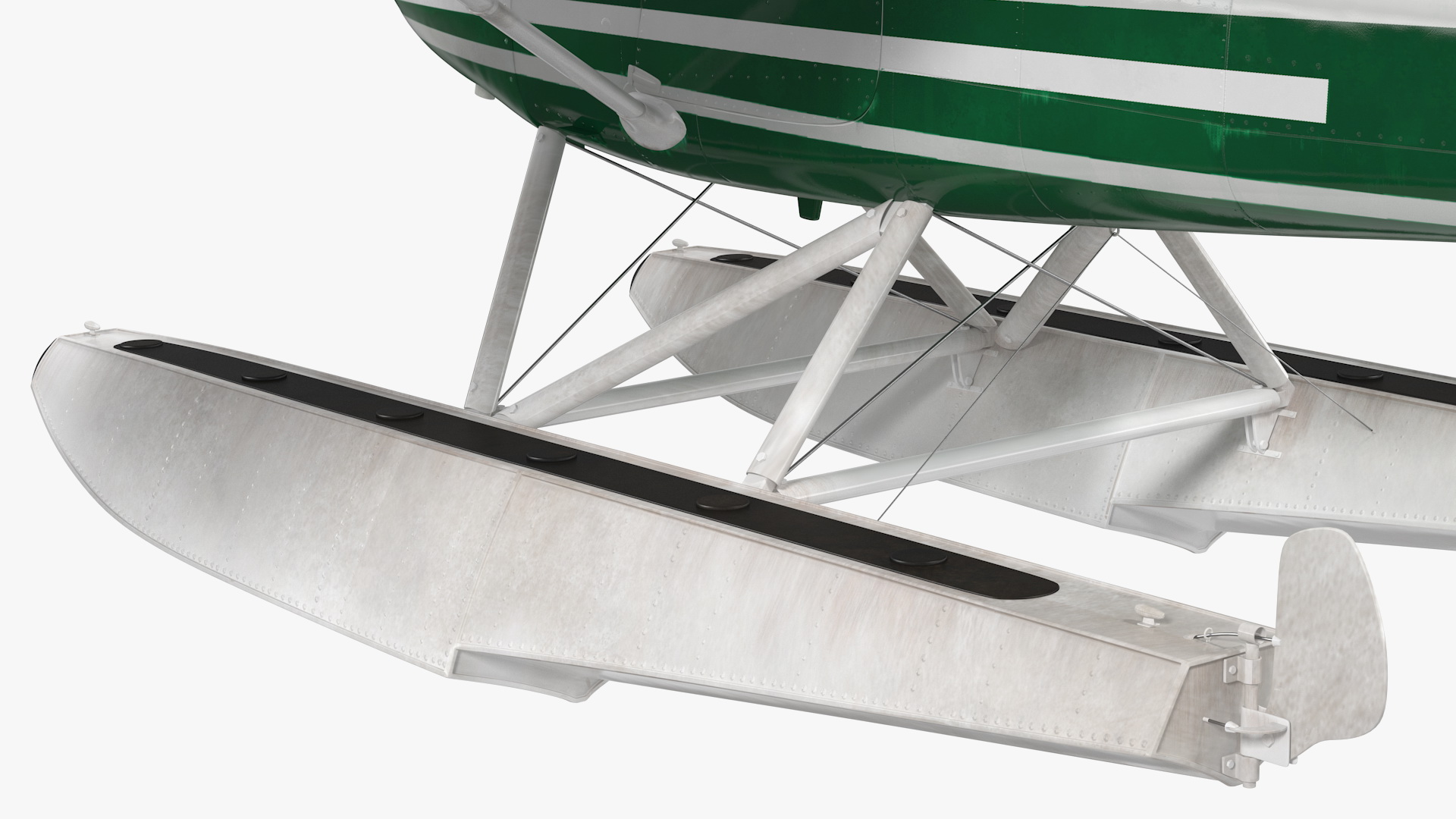 Light Floatplane Aircraft Rigged 3D