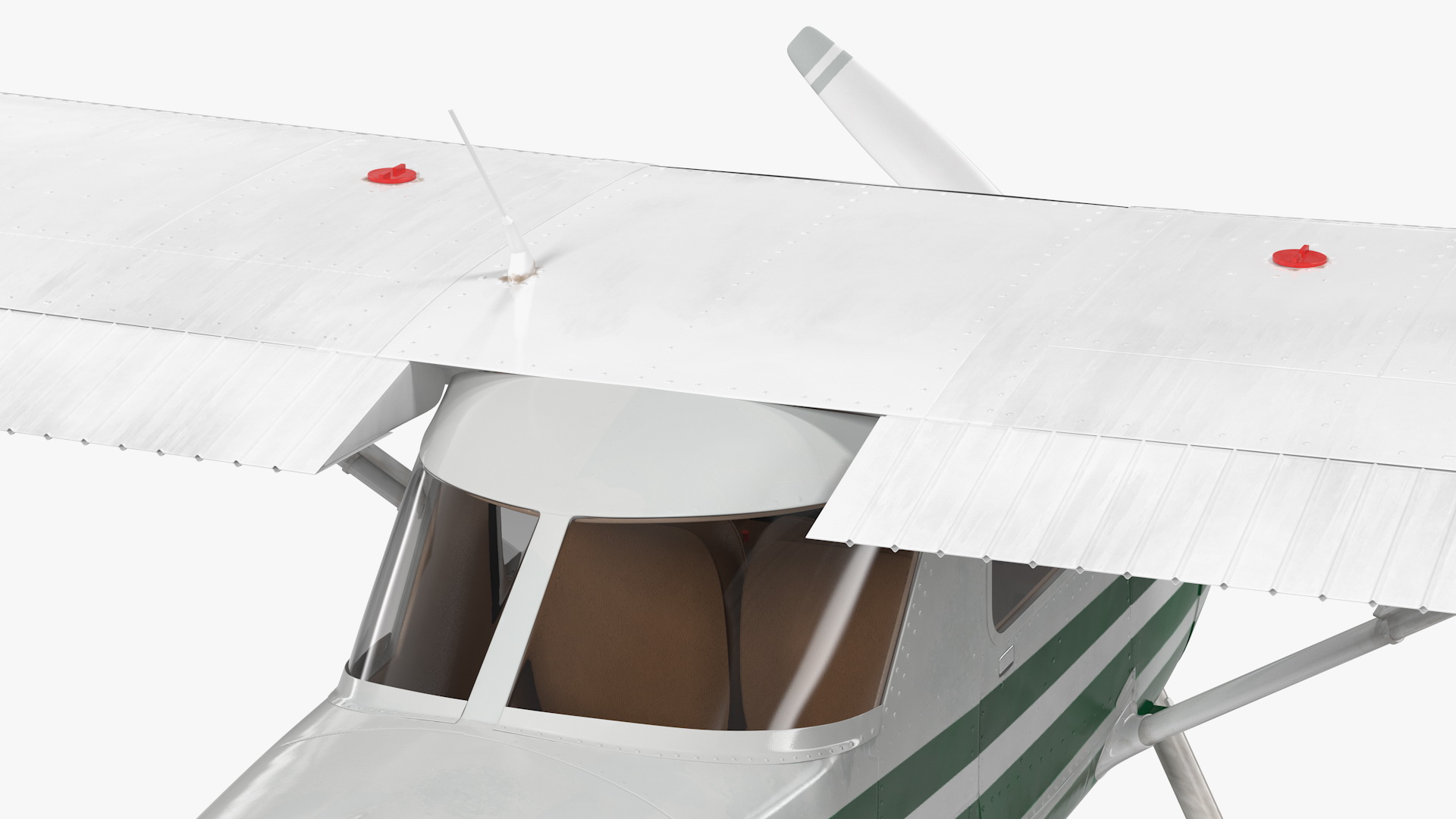 Light Floatplane Aircraft Rigged 3D