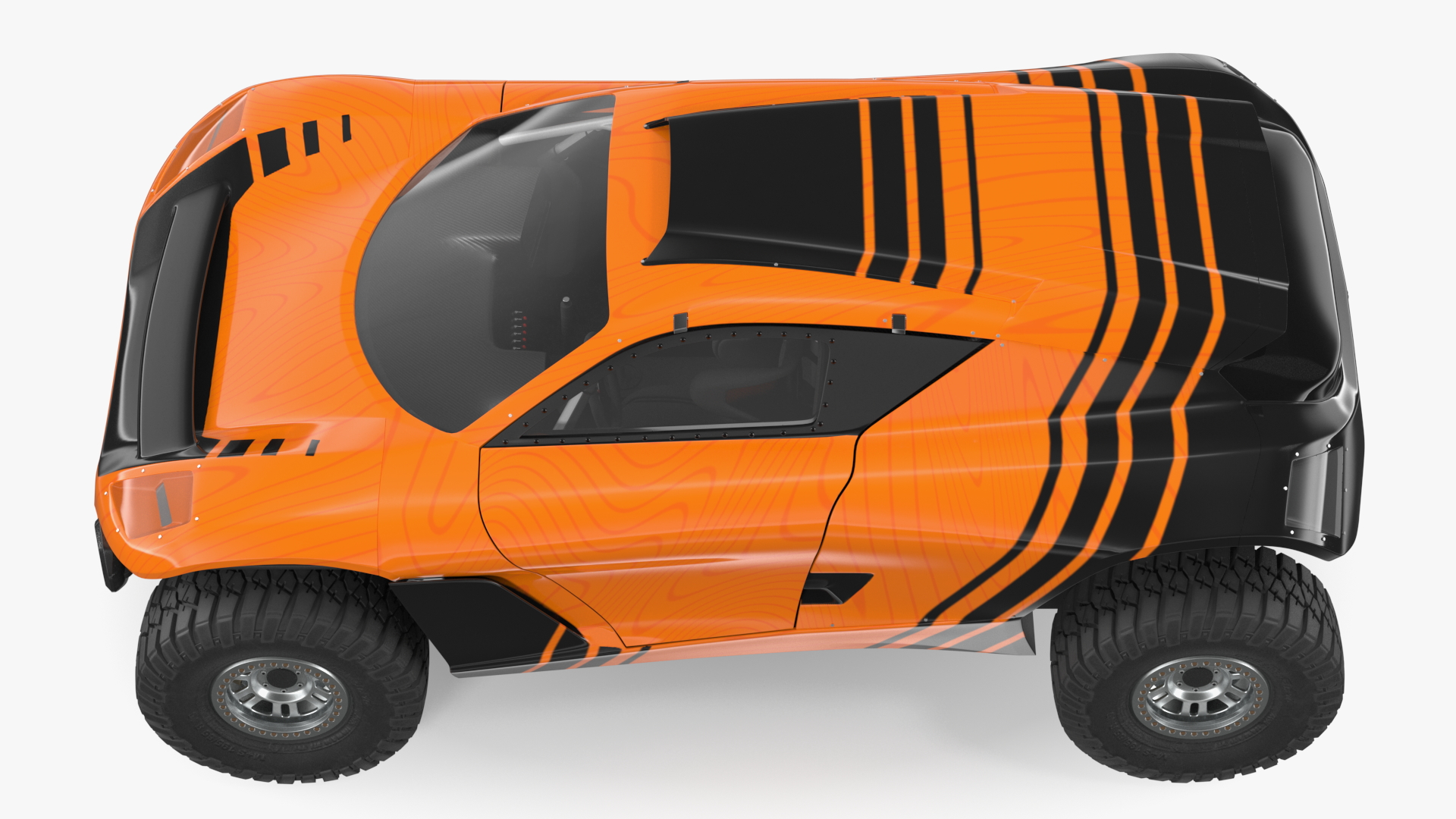 3D Off Road Racing Electric SUV Clean Rigged