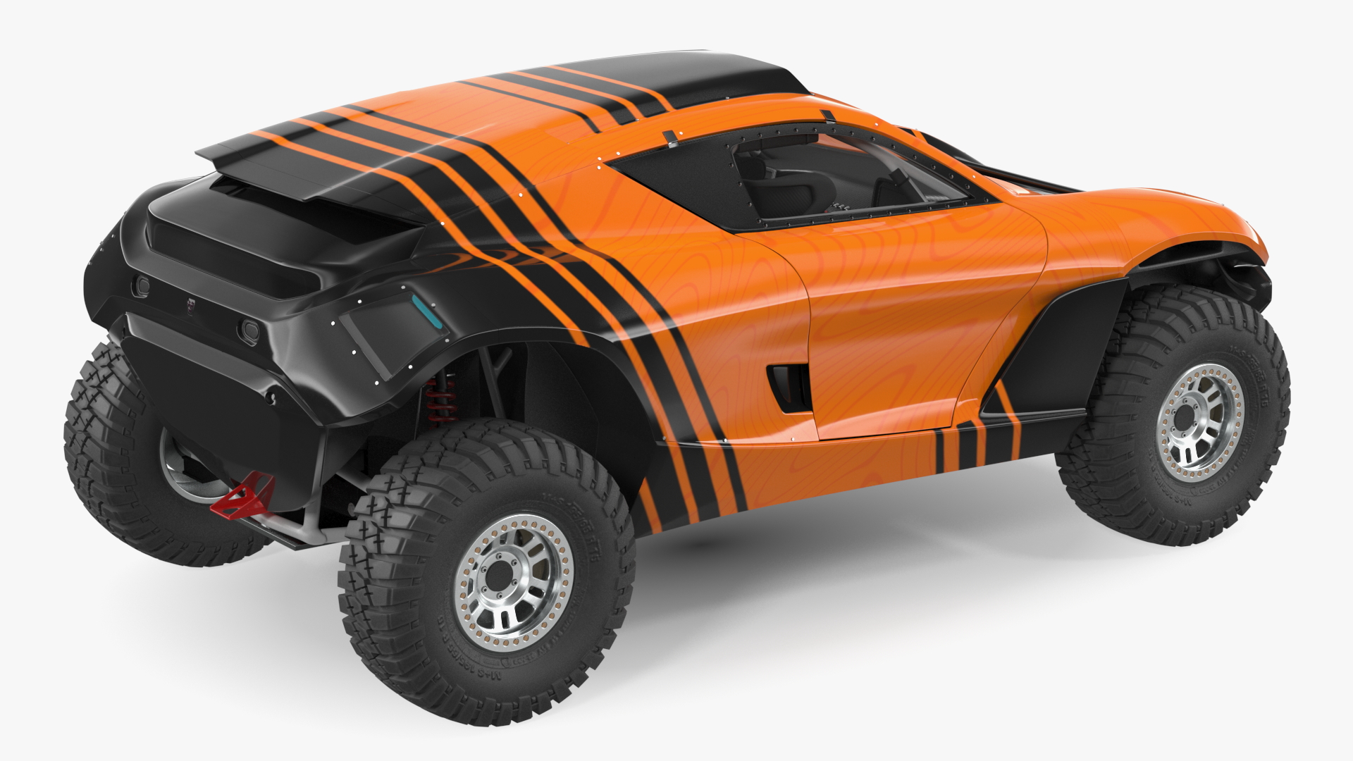 3D Off Road Racing Electric SUV Clean Rigged