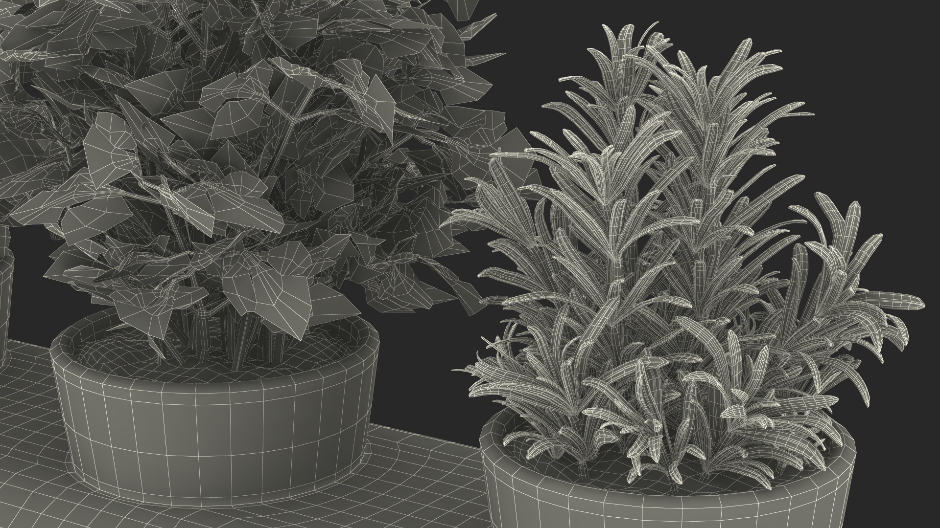 Herbs in Trio Stoneware Pot Sagaform Green 3D