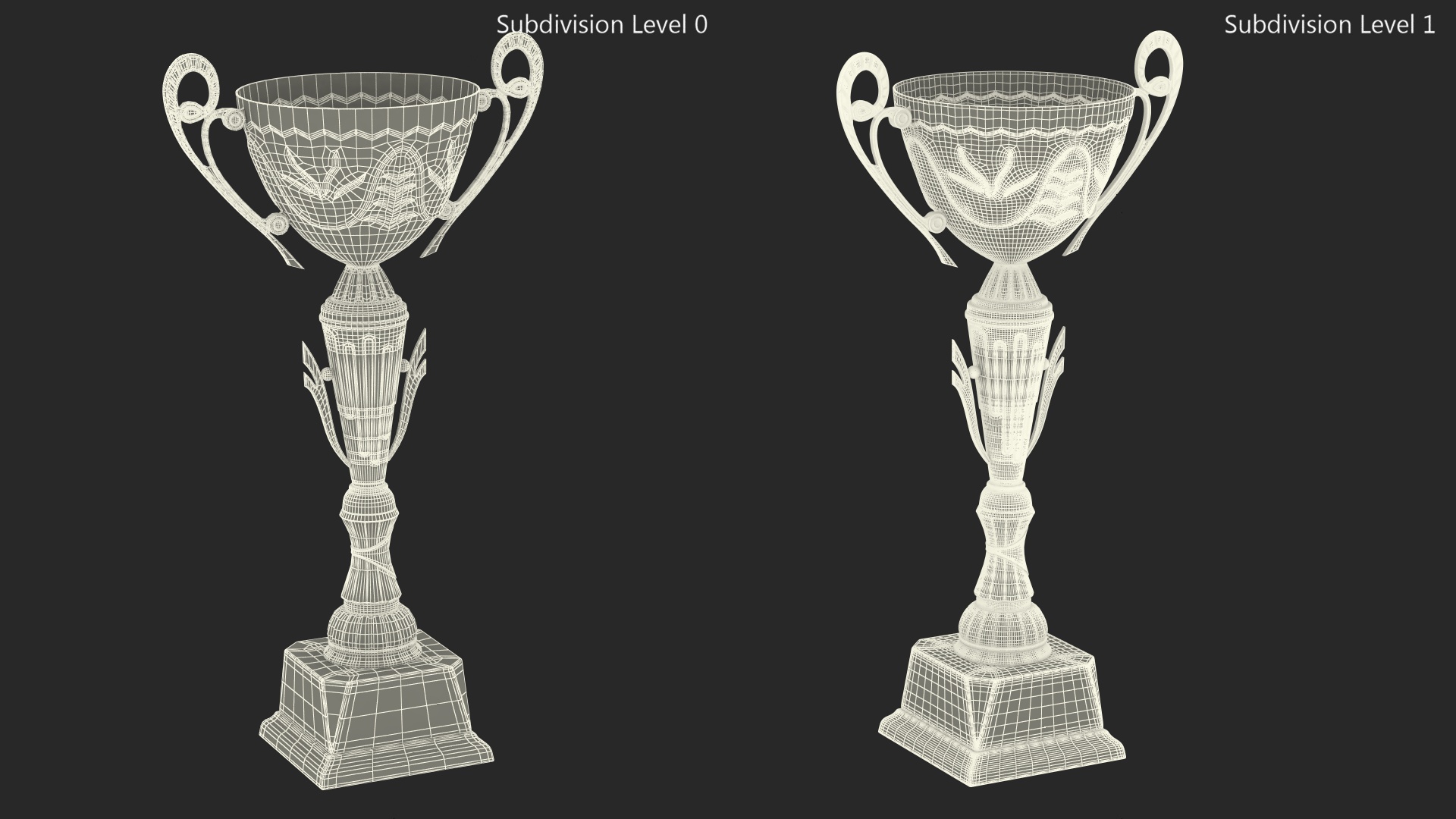 3D Metal Sports Cup