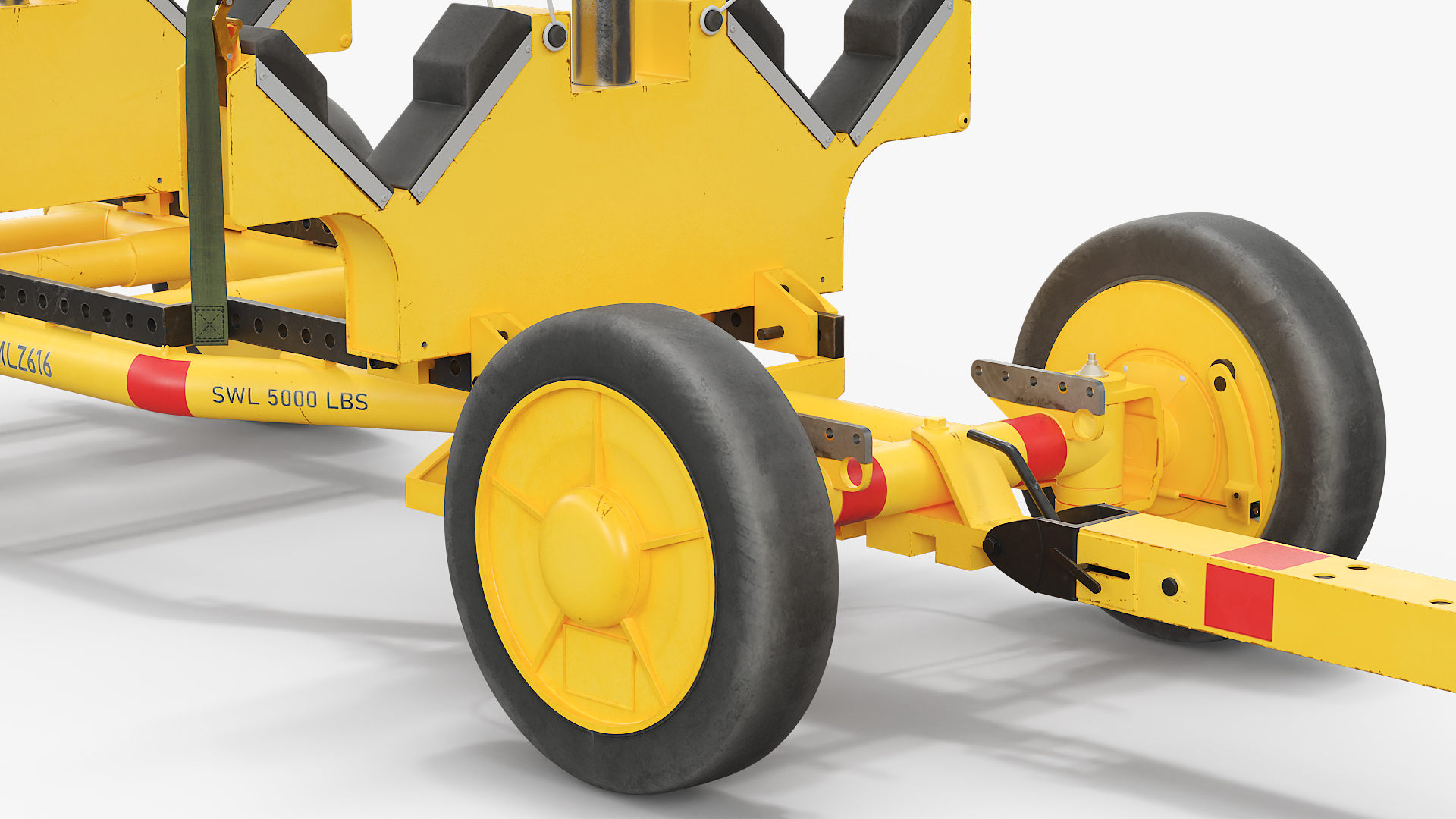 Aircraft Missile Transport Trolley Yellow - view 7