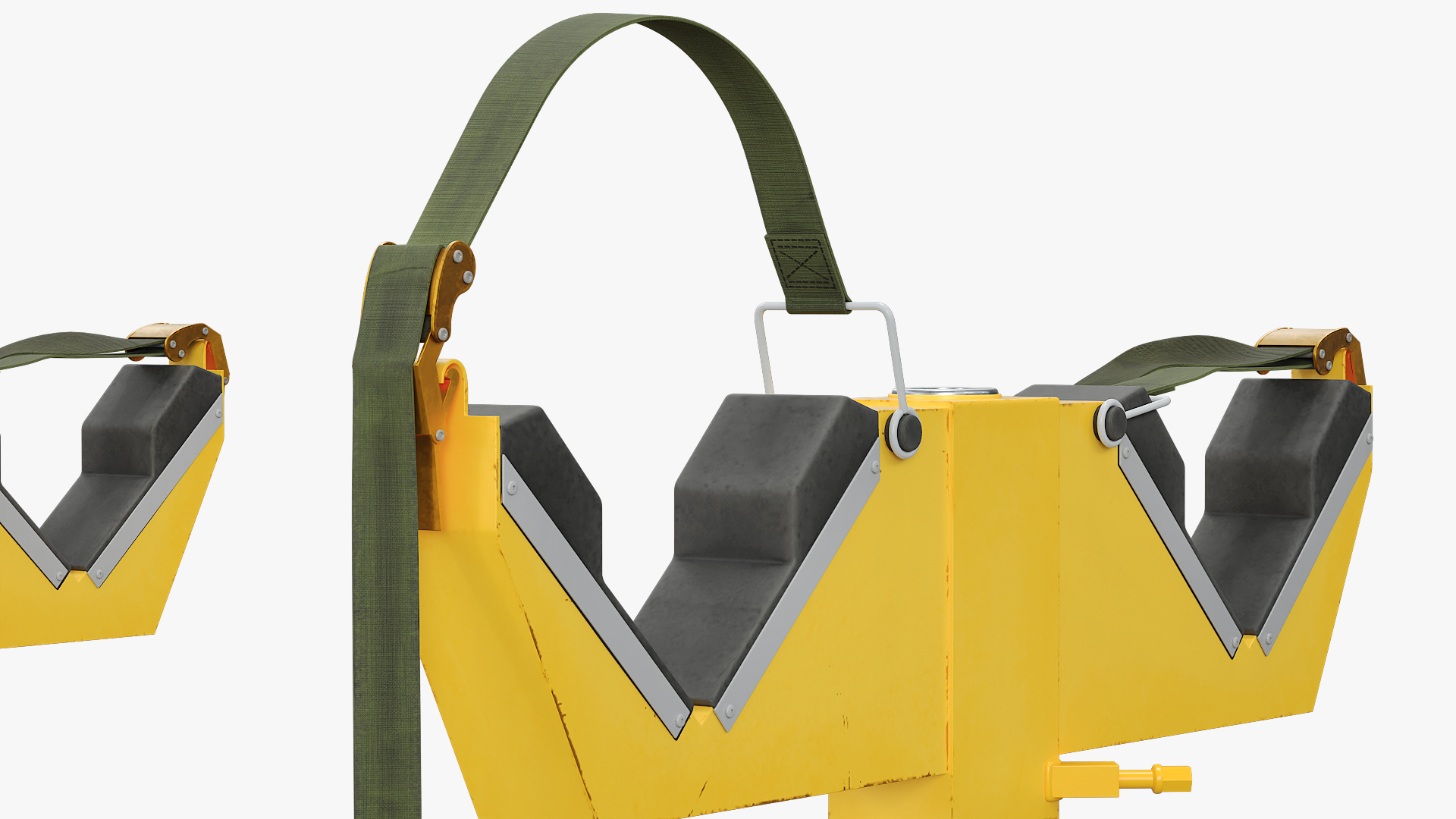 Aircraft Missile Transport Trolley Yellow - view 8