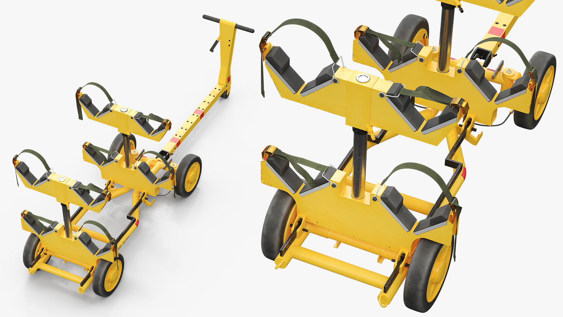 Aircraft Missile Transport Trolley Yellow - view 5
