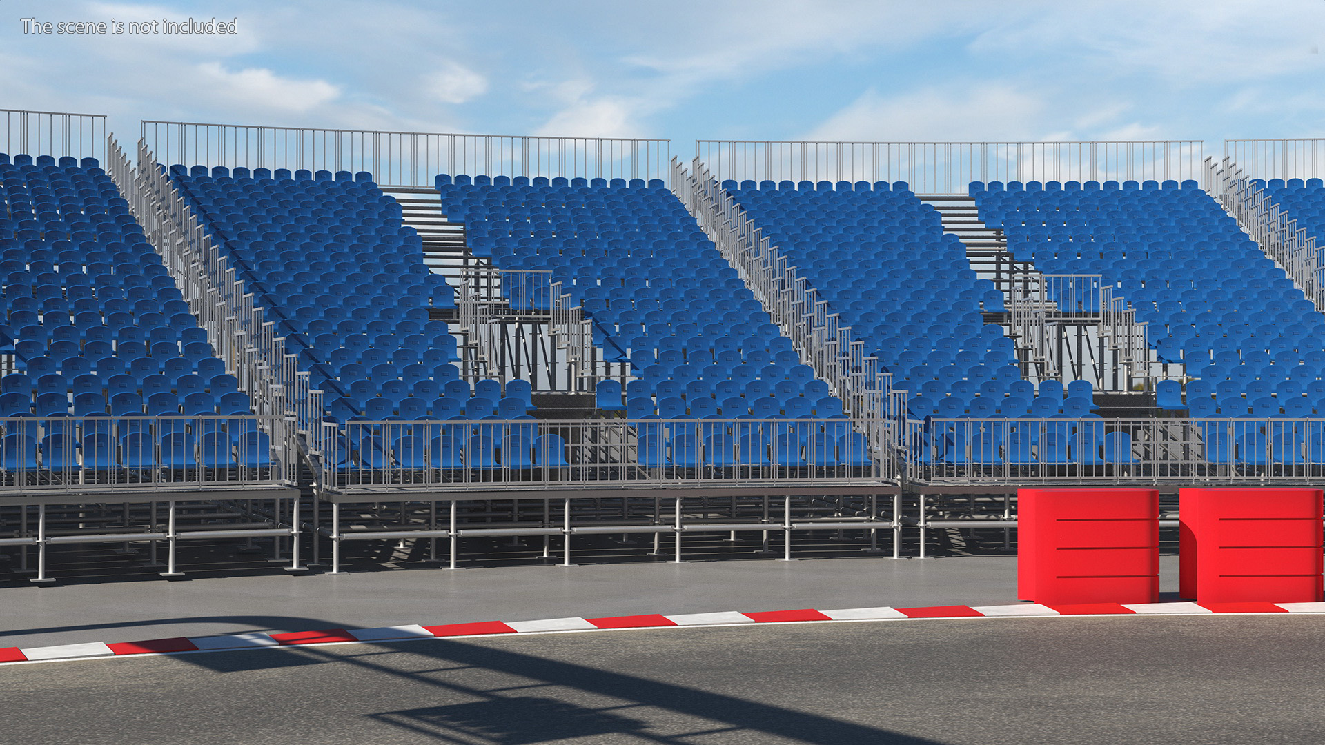 3D Seating Tribunes