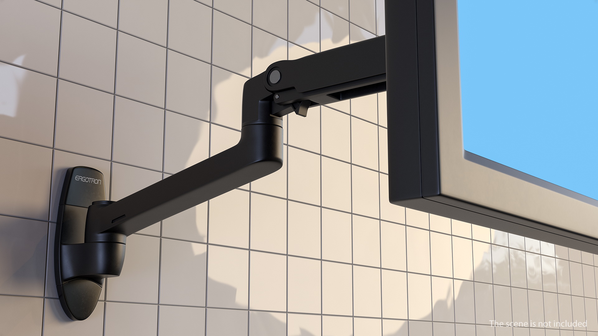 Ergotron LX Wall Mount Monitor Arm 3D model