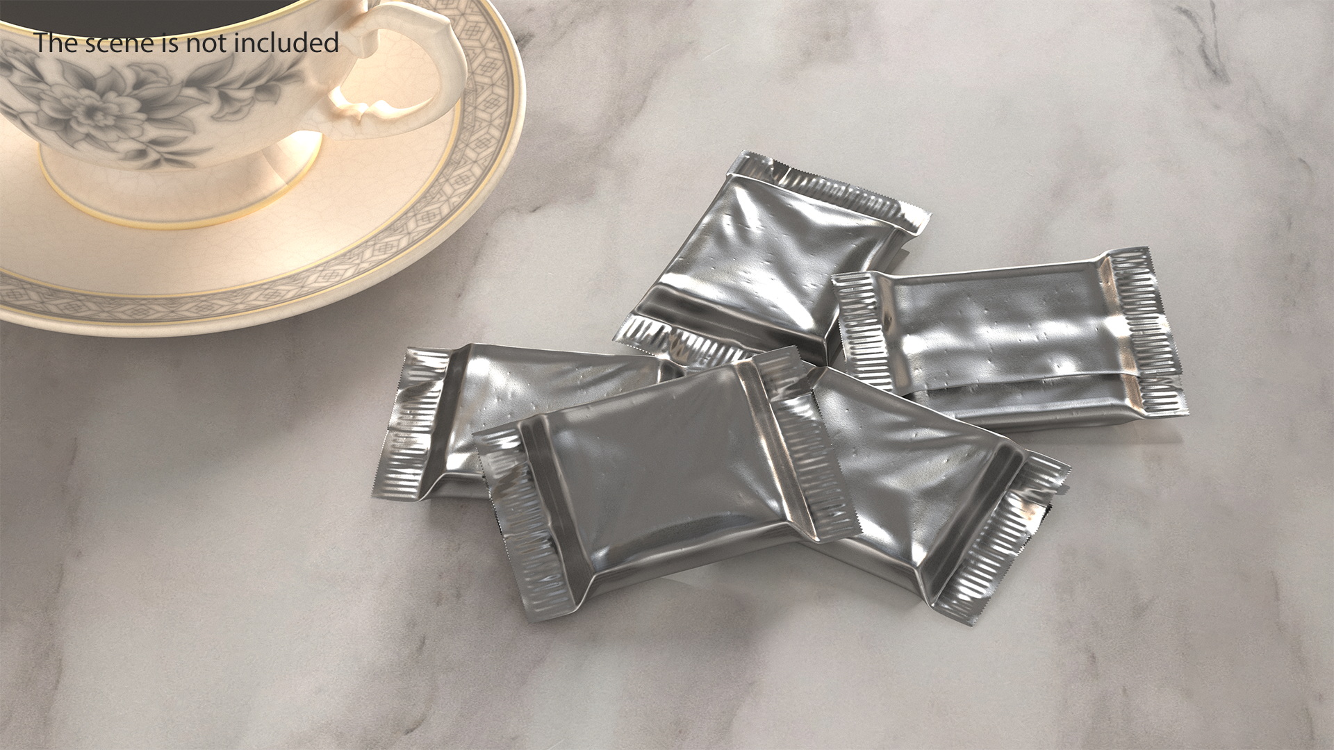 Chocolate Square Package 3D model