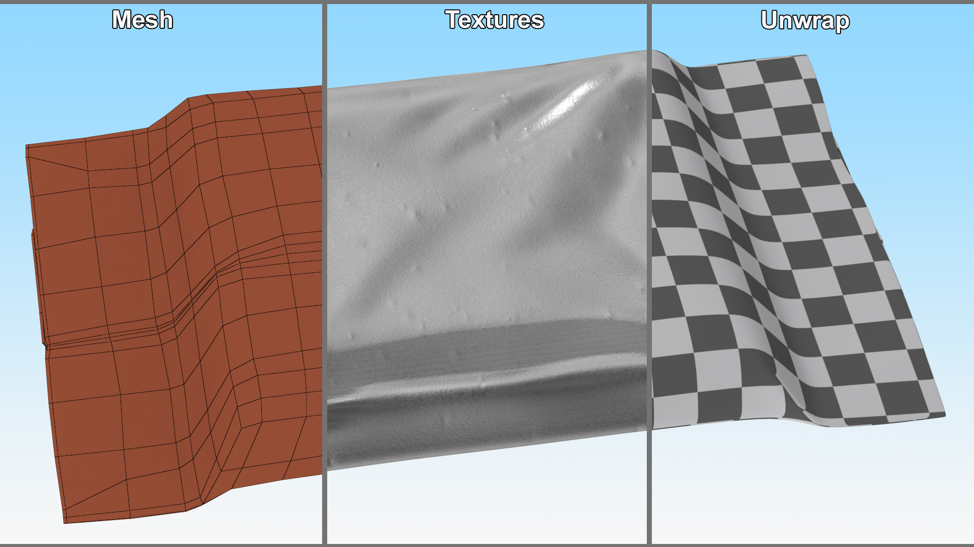 Chocolate Square Package 3D model