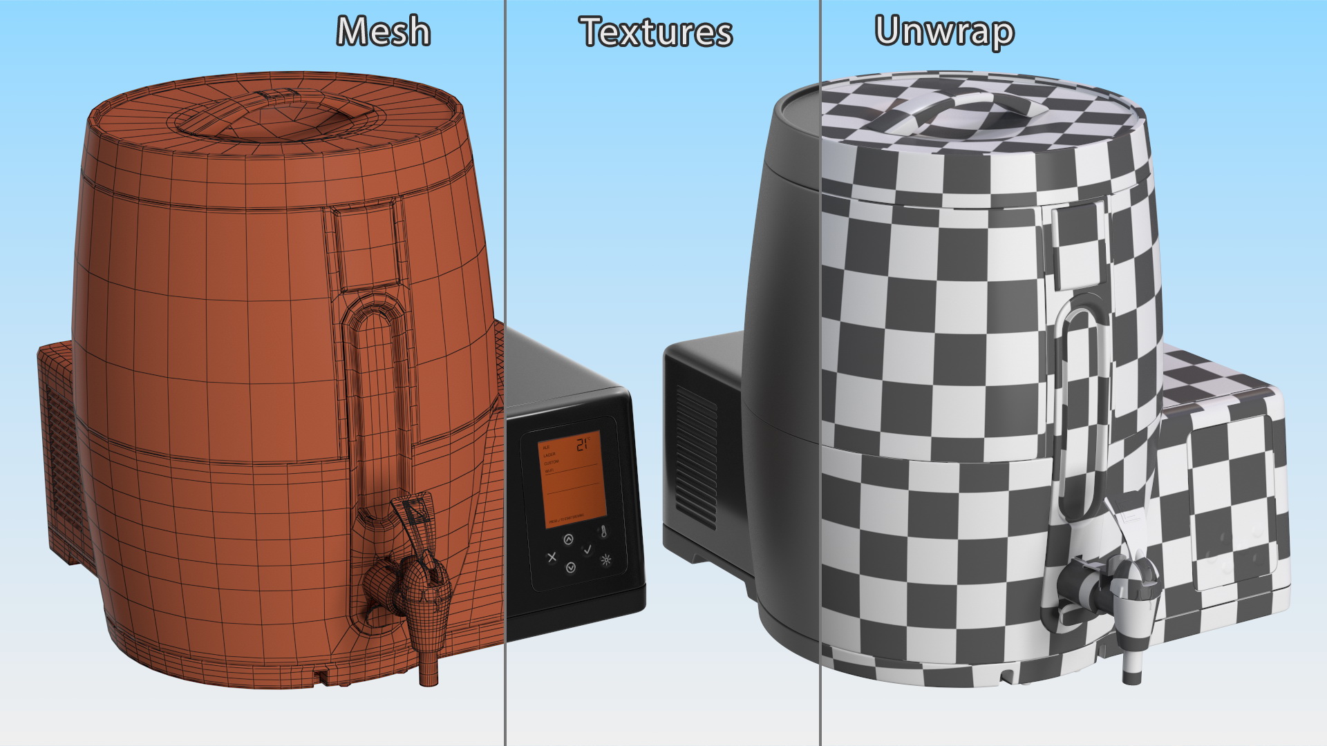 3D Brewart Home Beer Brewing Machine model