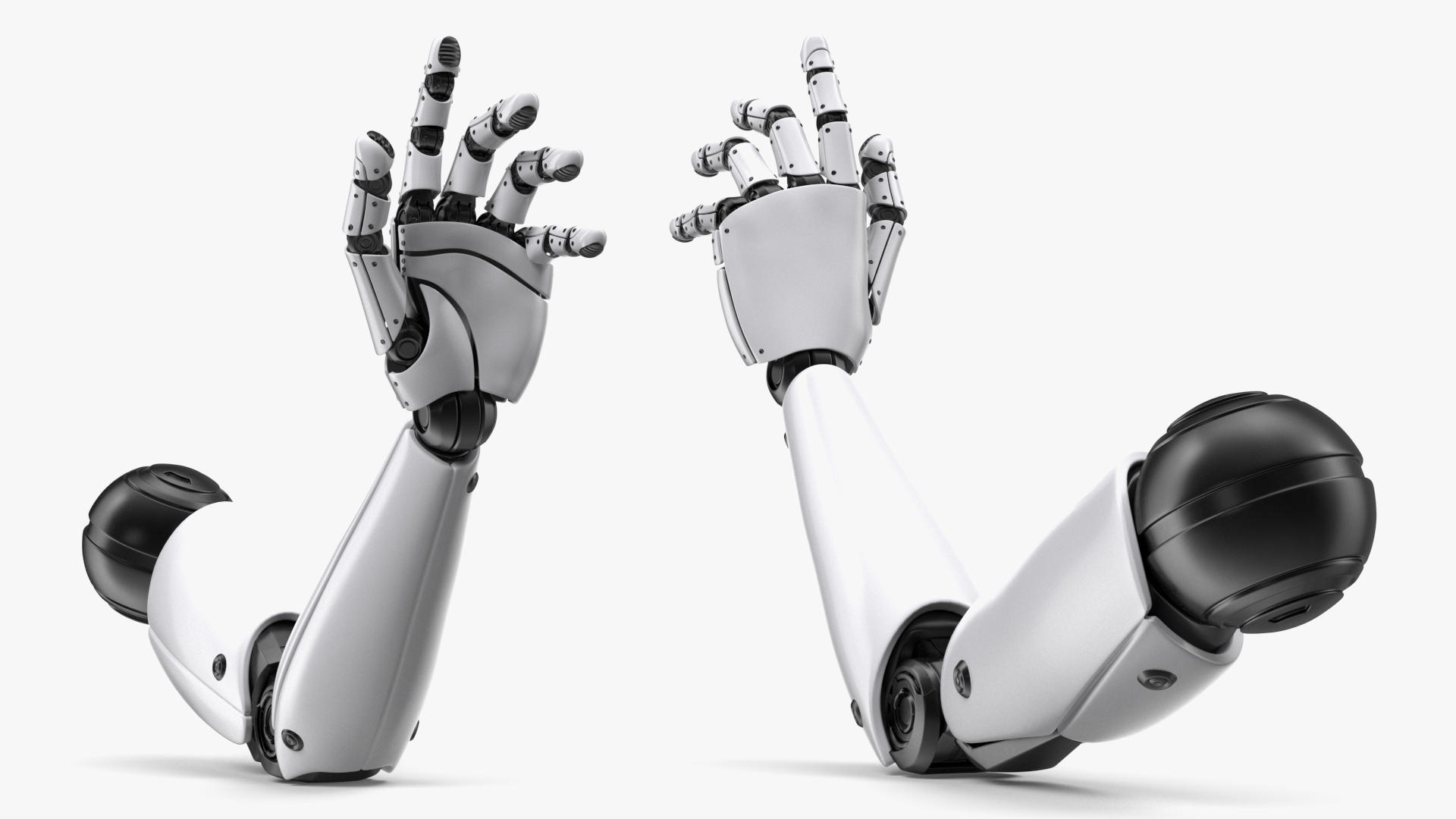 Cyborg Hand Rigged for Cinema 4D 3D
