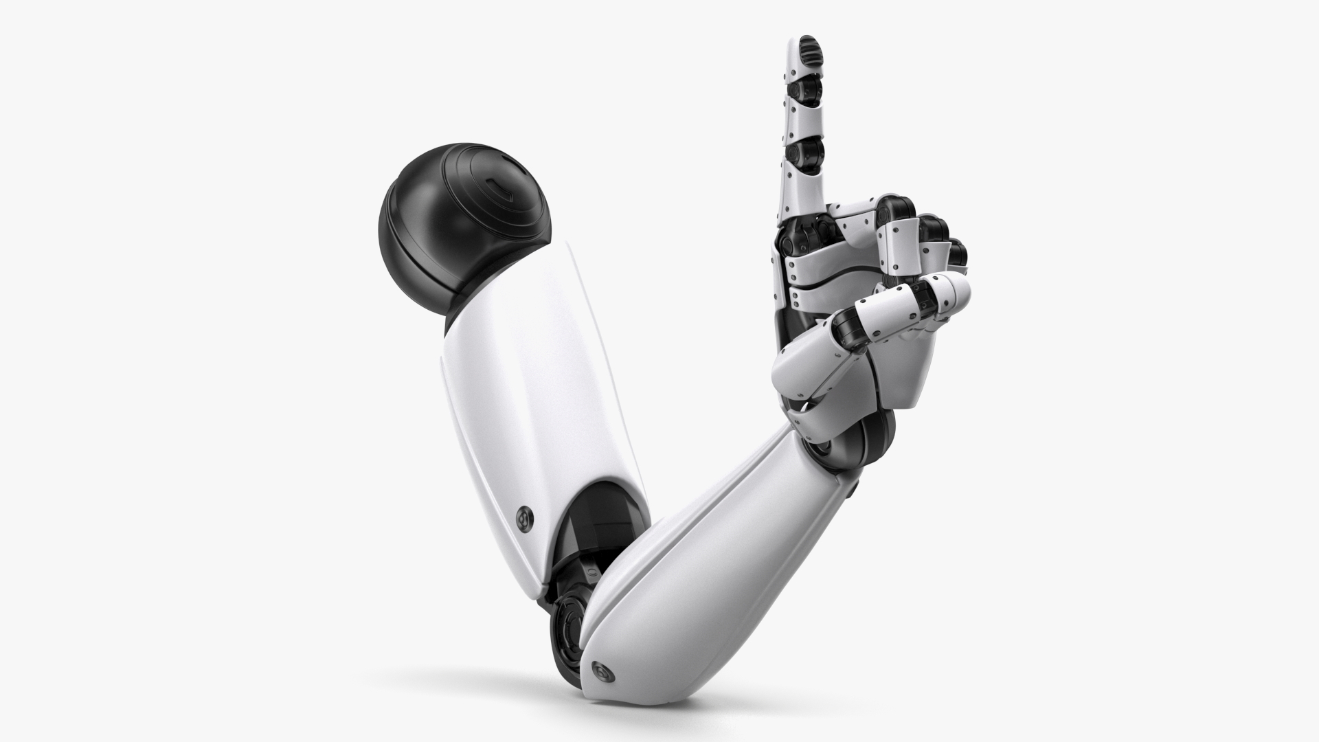 Cyborg Hand Rigged for Cinema 4D 3D