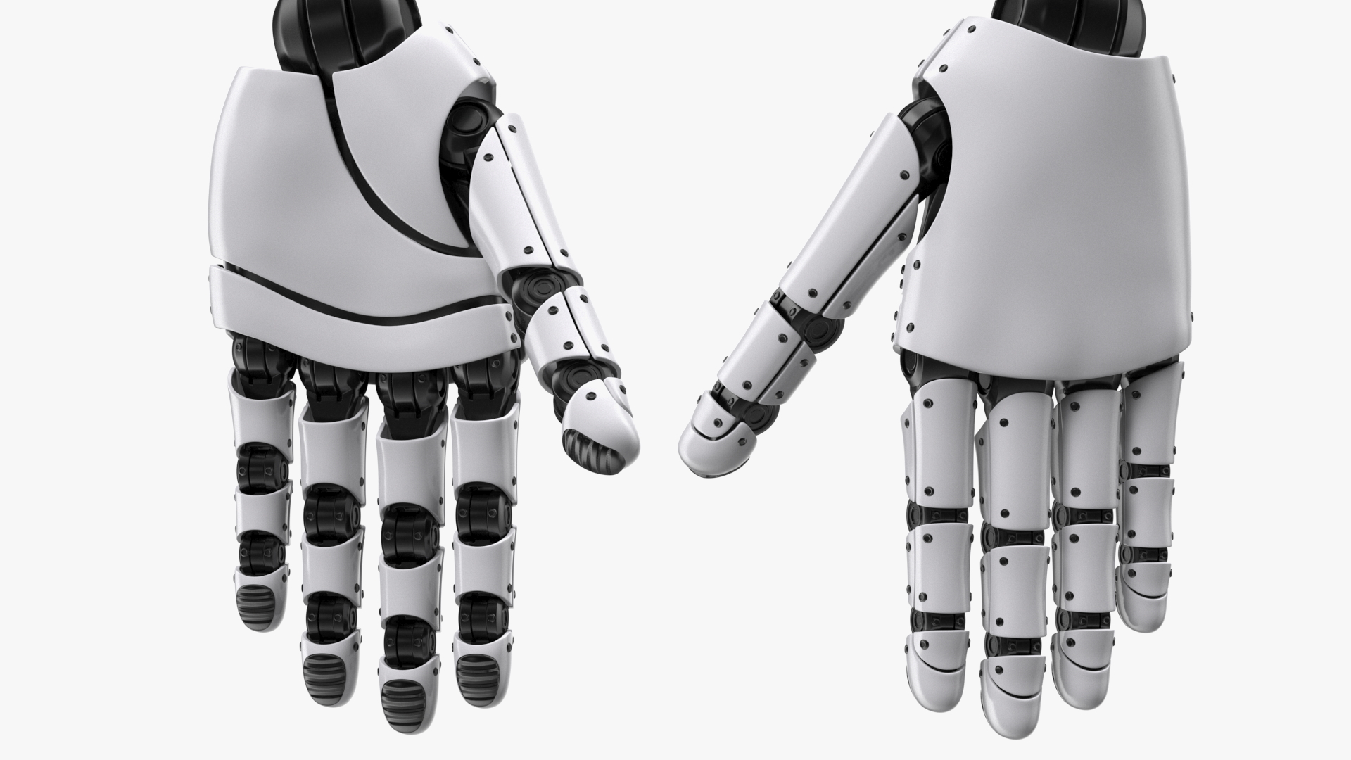 Cyborg Hand Rigged for Cinema 4D 3D