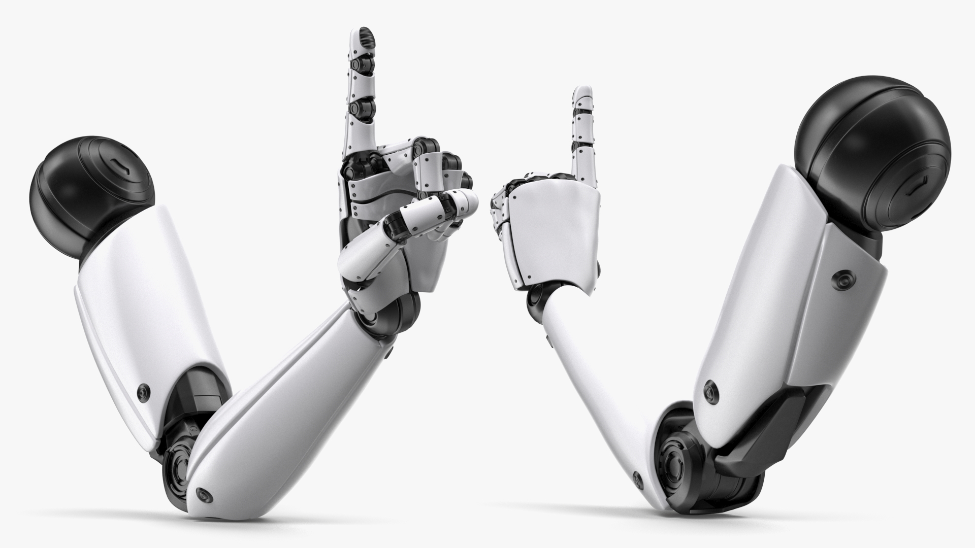 Cyborg Hand Rigged for Cinema 4D 3D