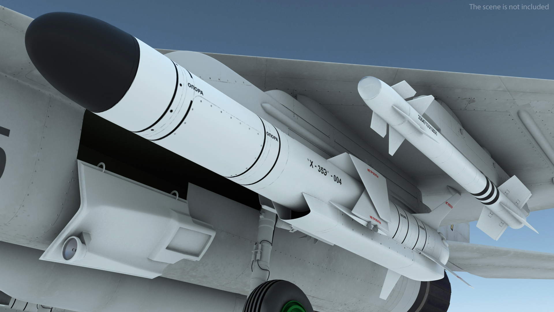 3D model MiG 29K Fulcrum D Indian Navy with Armament Rigged