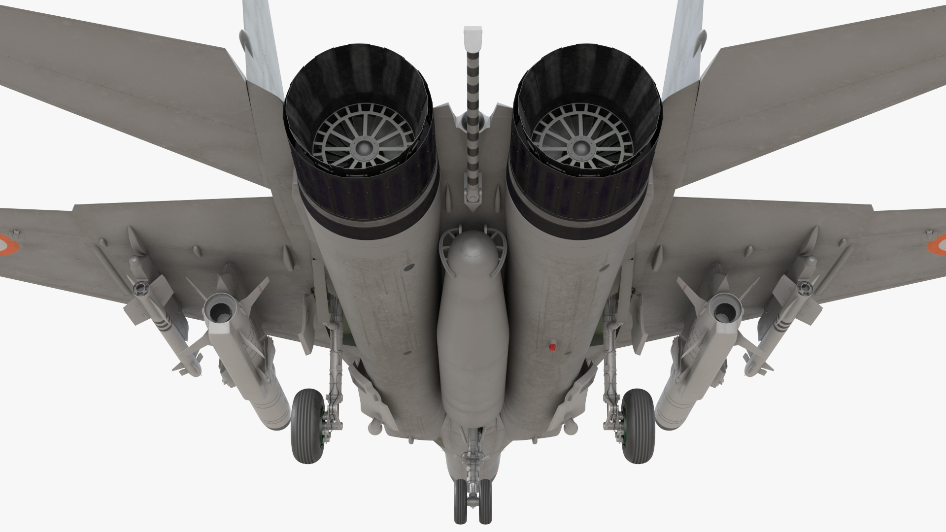 3D model MiG 29K Fulcrum D Indian Navy with Armament Rigged