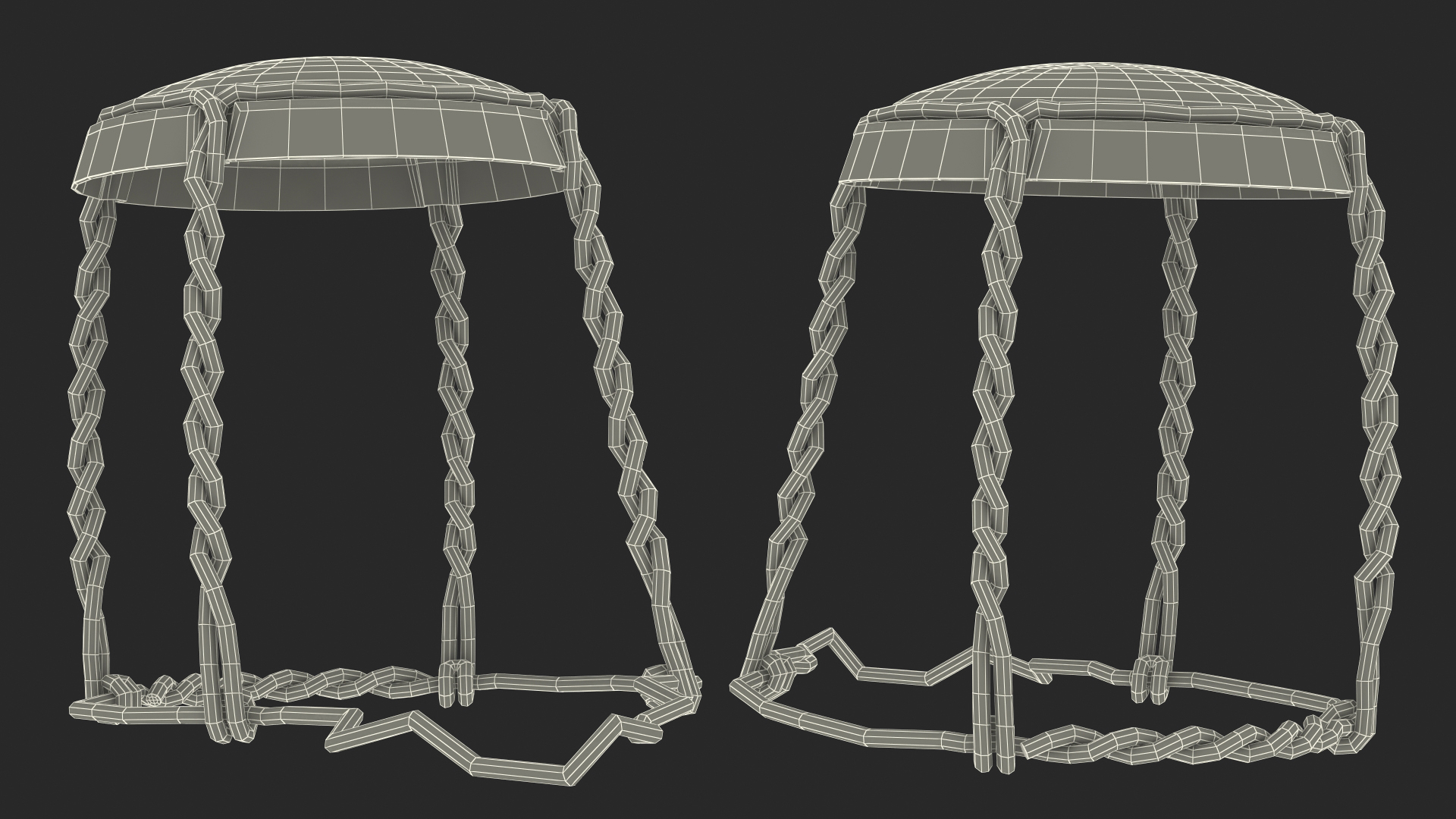 3D Bridle Wire Muzzle Dark model