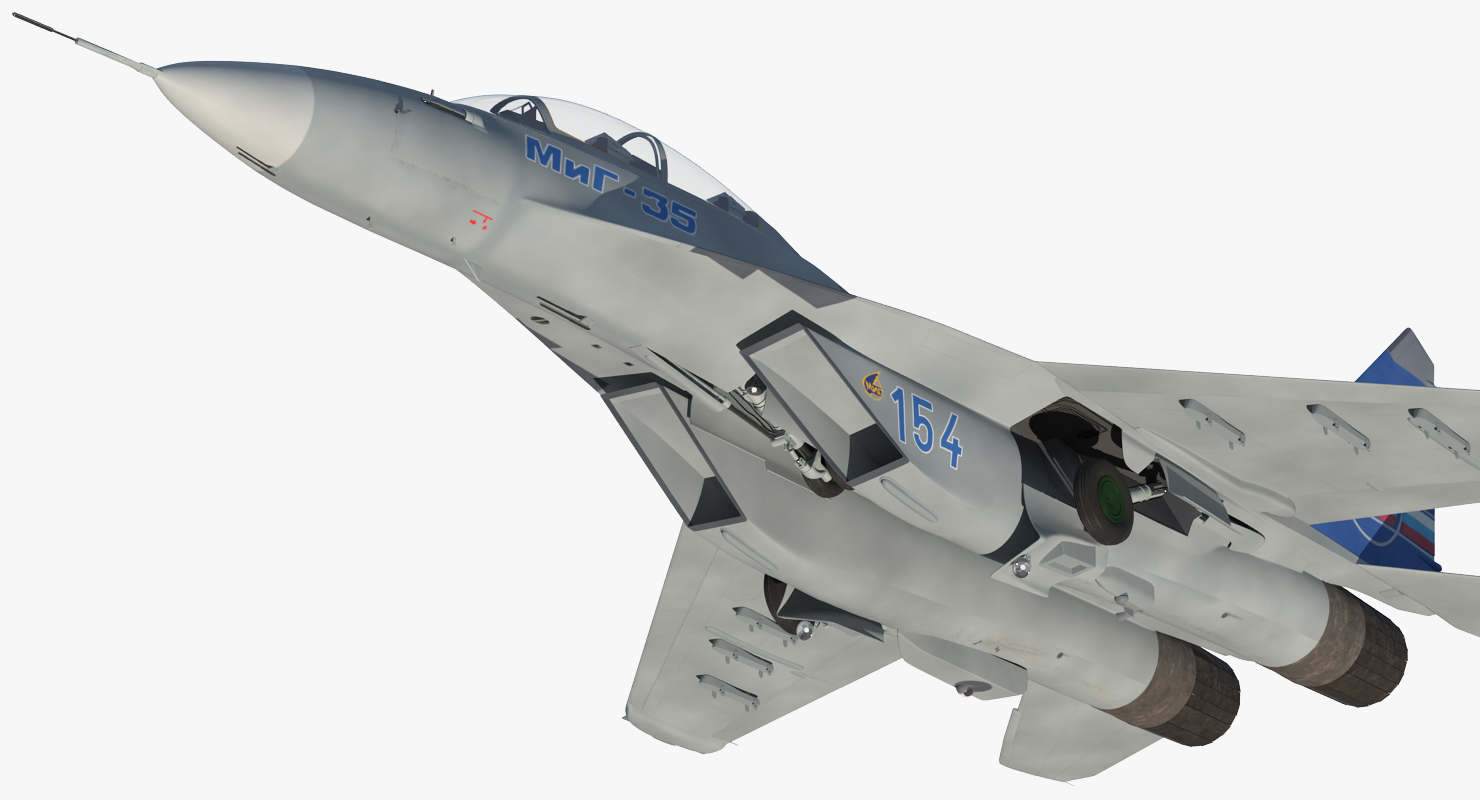 3D model Fighter Mikoyan MiG 35 or Fulcrum F