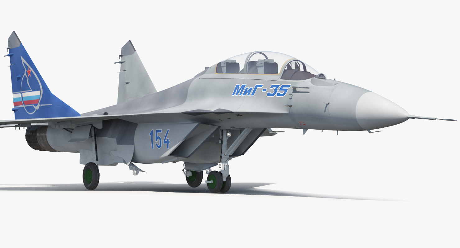 3D model Fighter Mikoyan MiG 35 or Fulcrum F