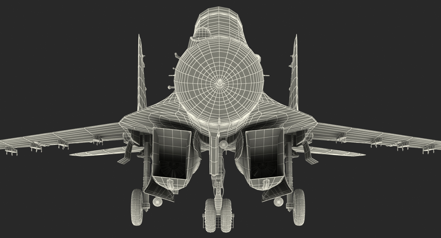 3D model Fighter Mikoyan MiG 35 or Fulcrum F