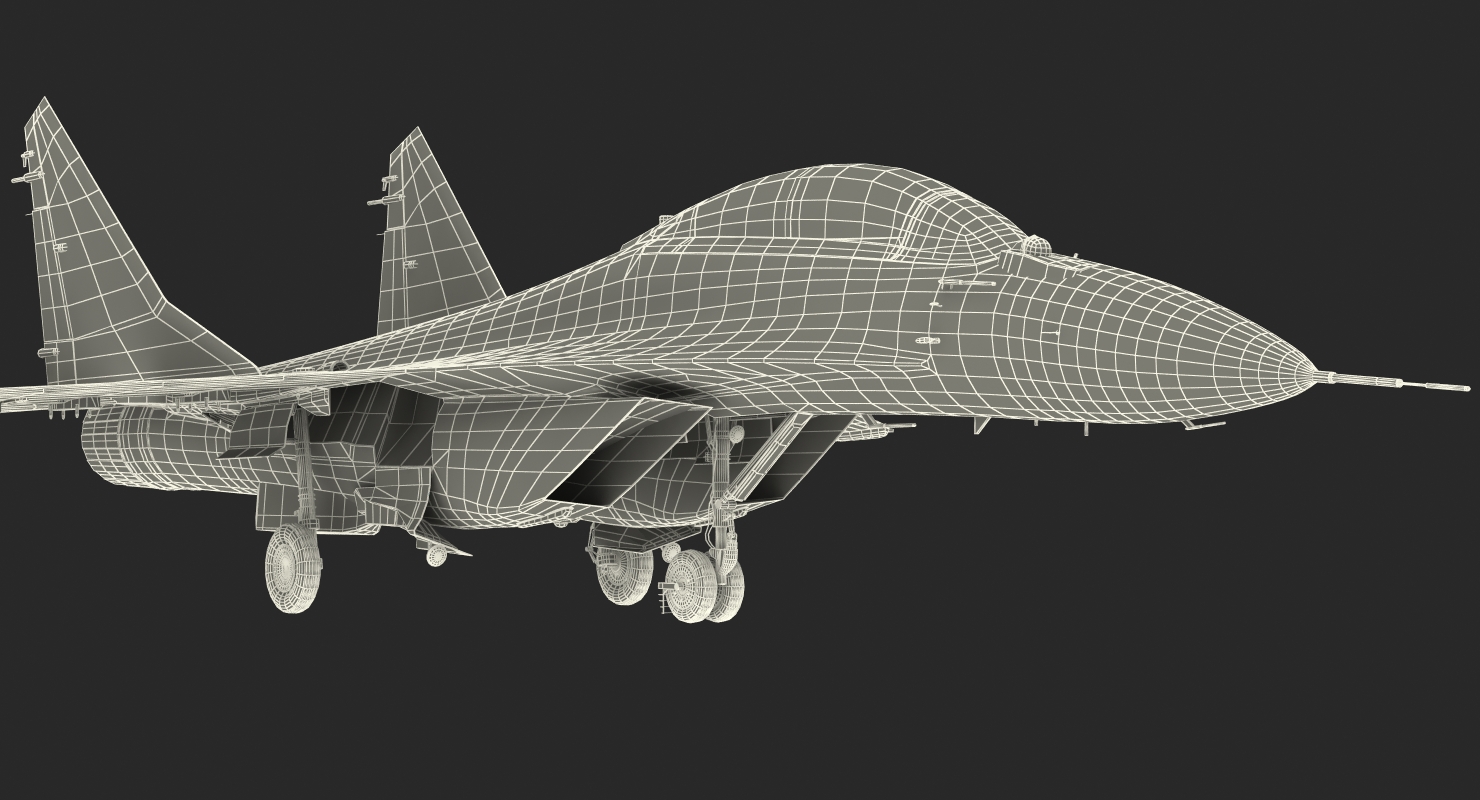 3D model Fighter Mikoyan MiG 35 or Fulcrum F