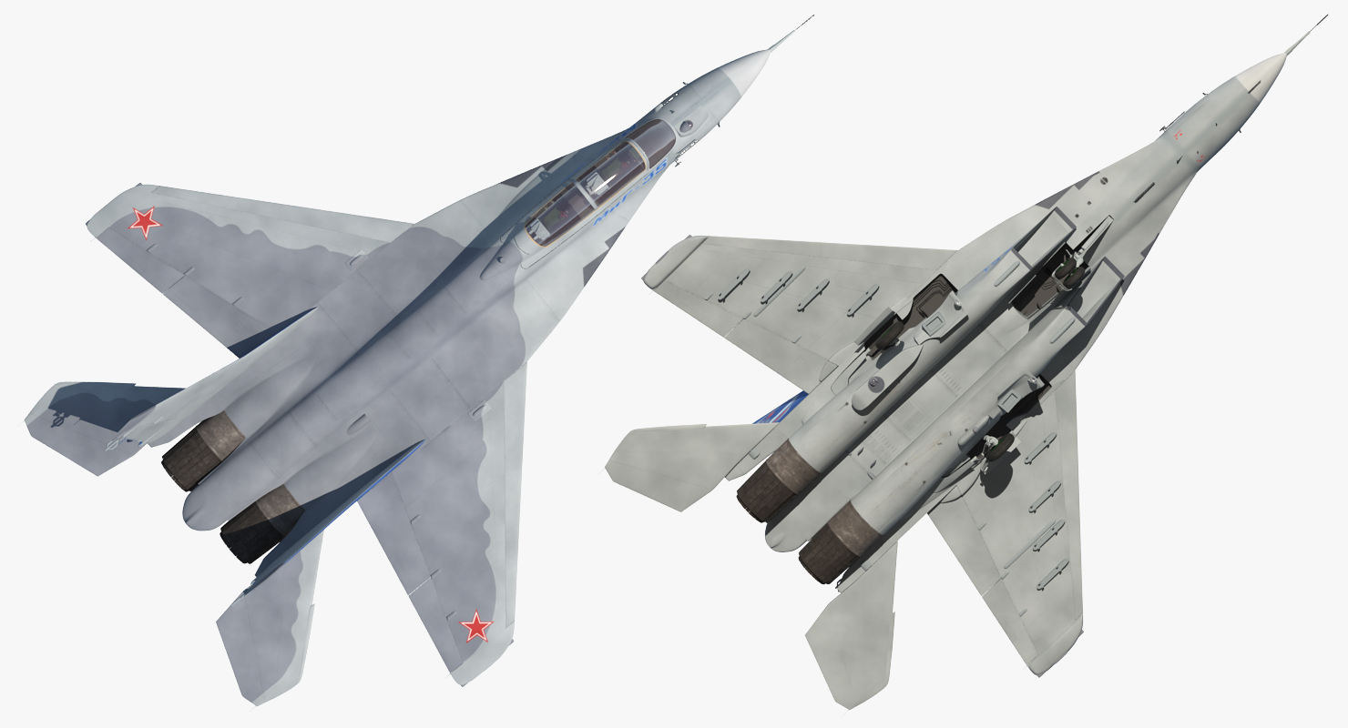 3D model Fighter Mikoyan MiG 35 or Fulcrum F