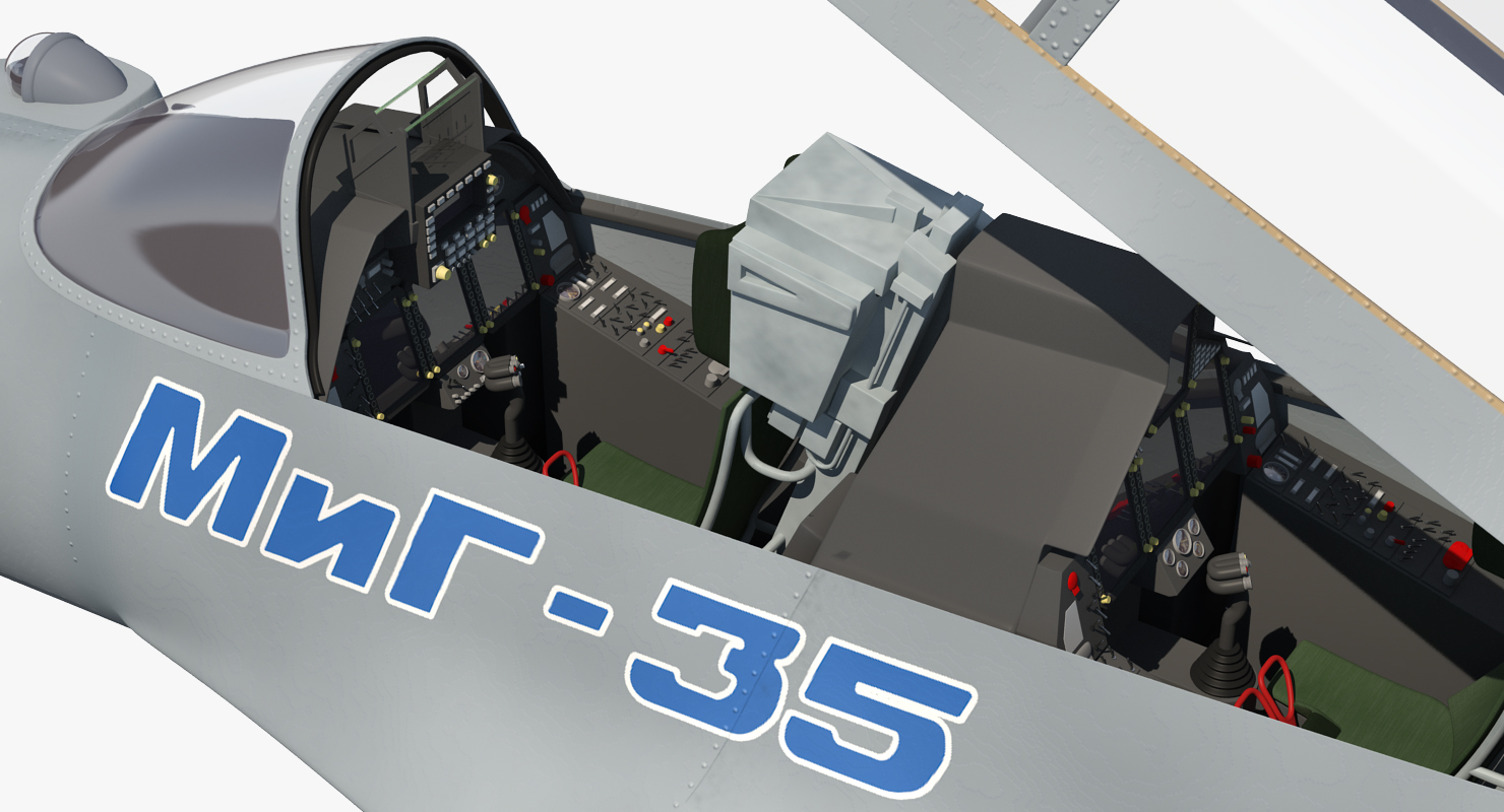 3D model Fighter Mikoyan MiG 35 or Fulcrum F