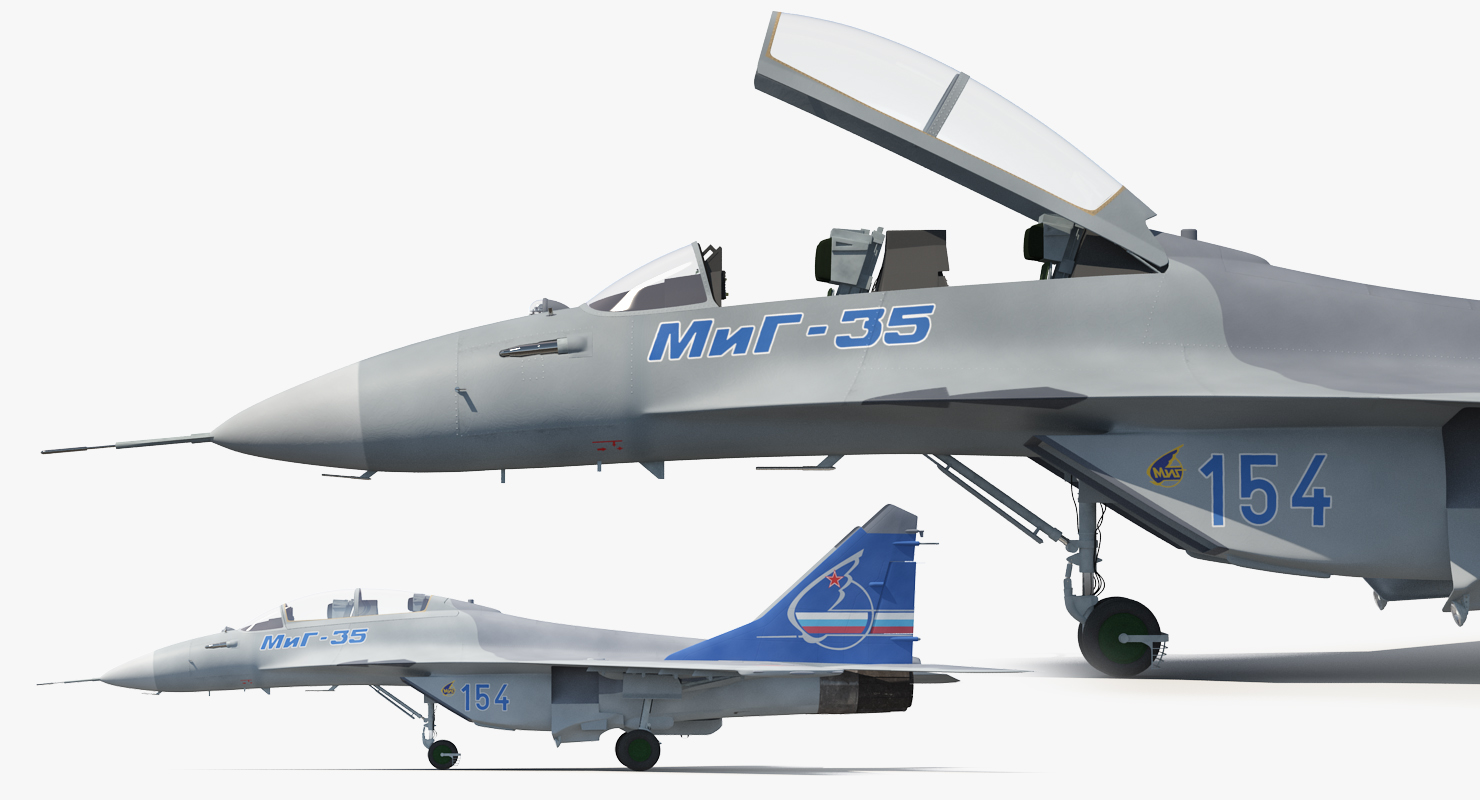 3D model Fighter Mikoyan MiG 35 or Fulcrum F