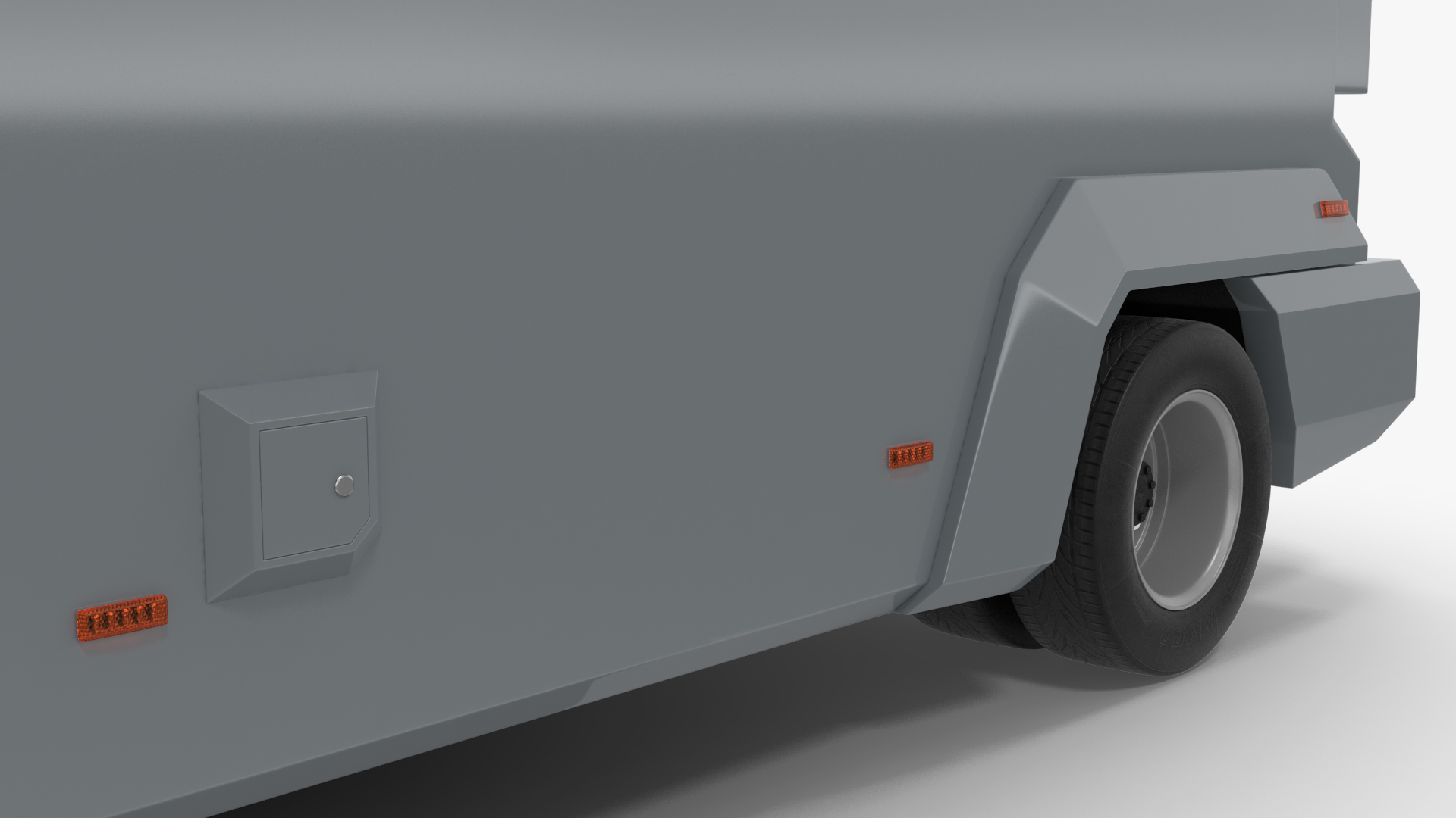 3D Armored Cash Transport Car