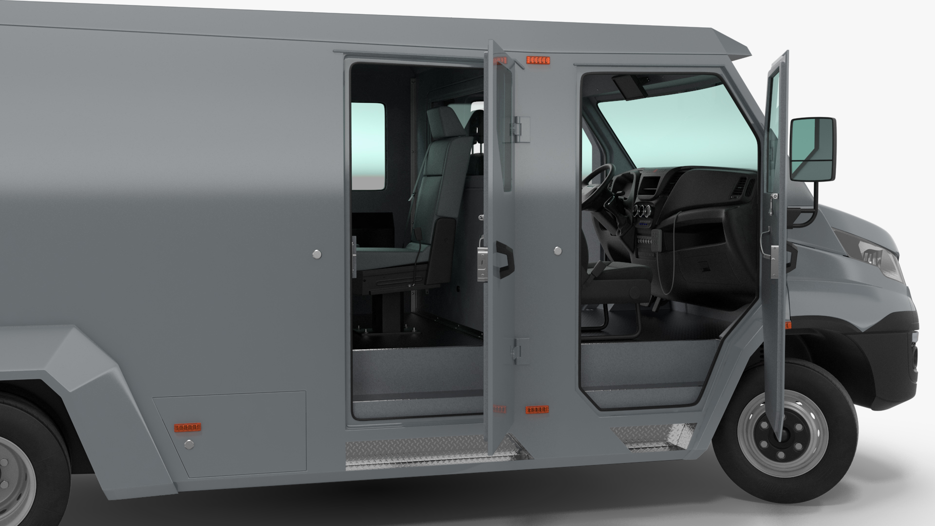 3D Armored Cash Transport Car