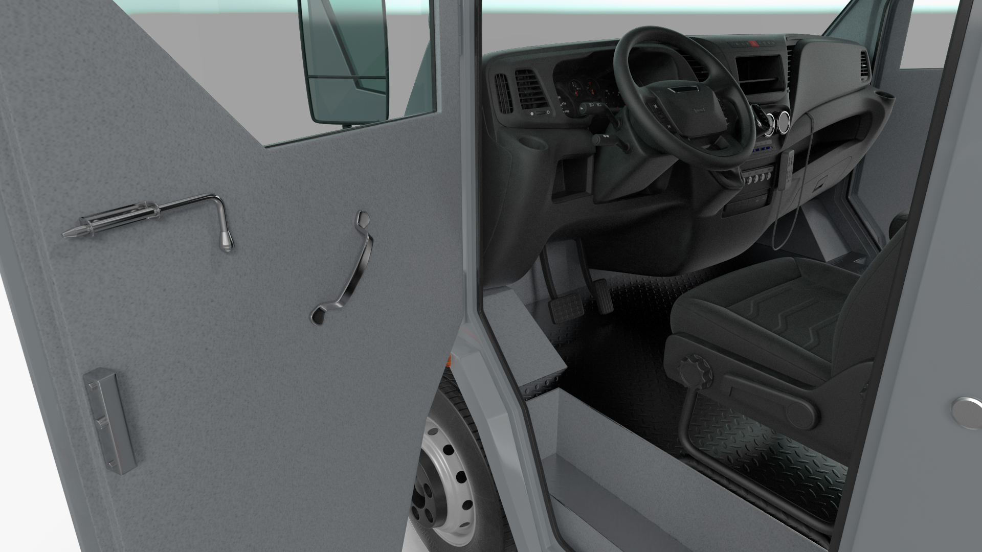 3D Armored Cash Transport Car