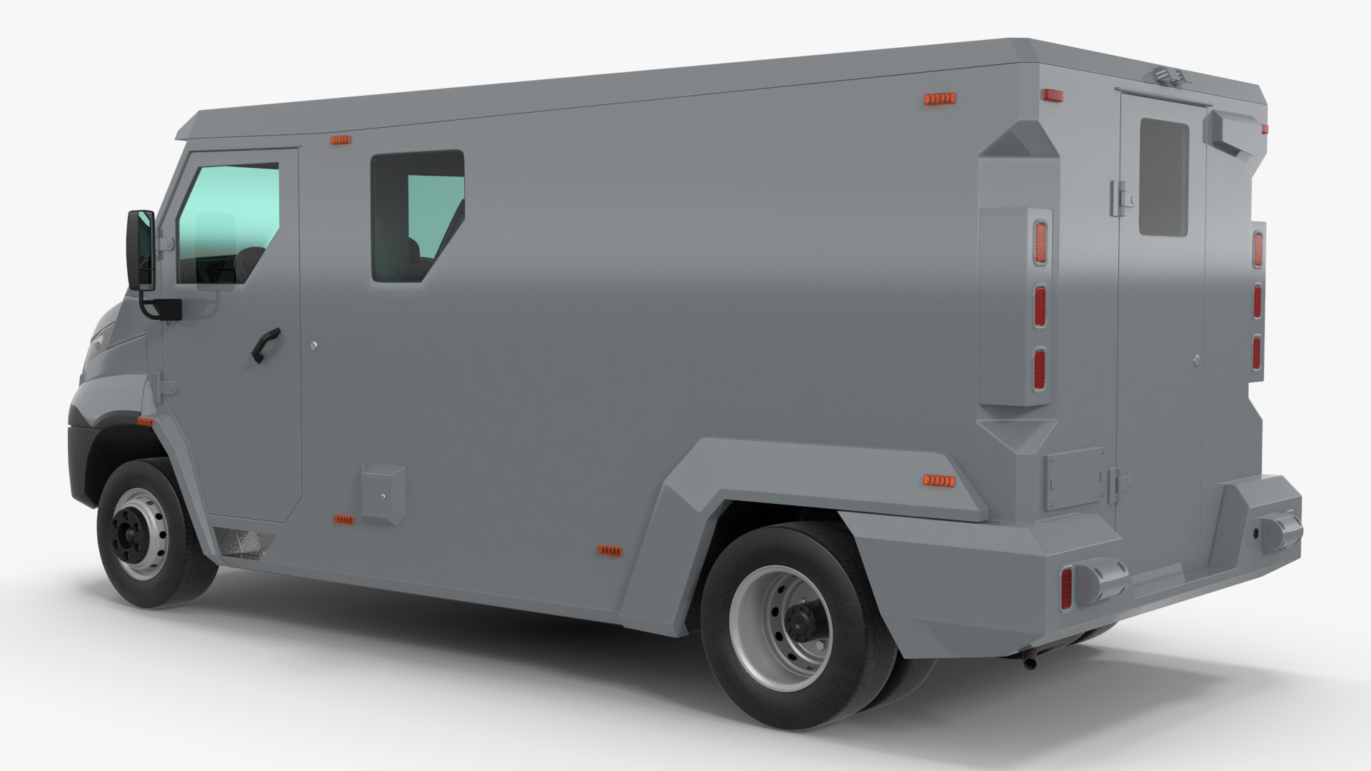 3D Armored Cash Transport Car