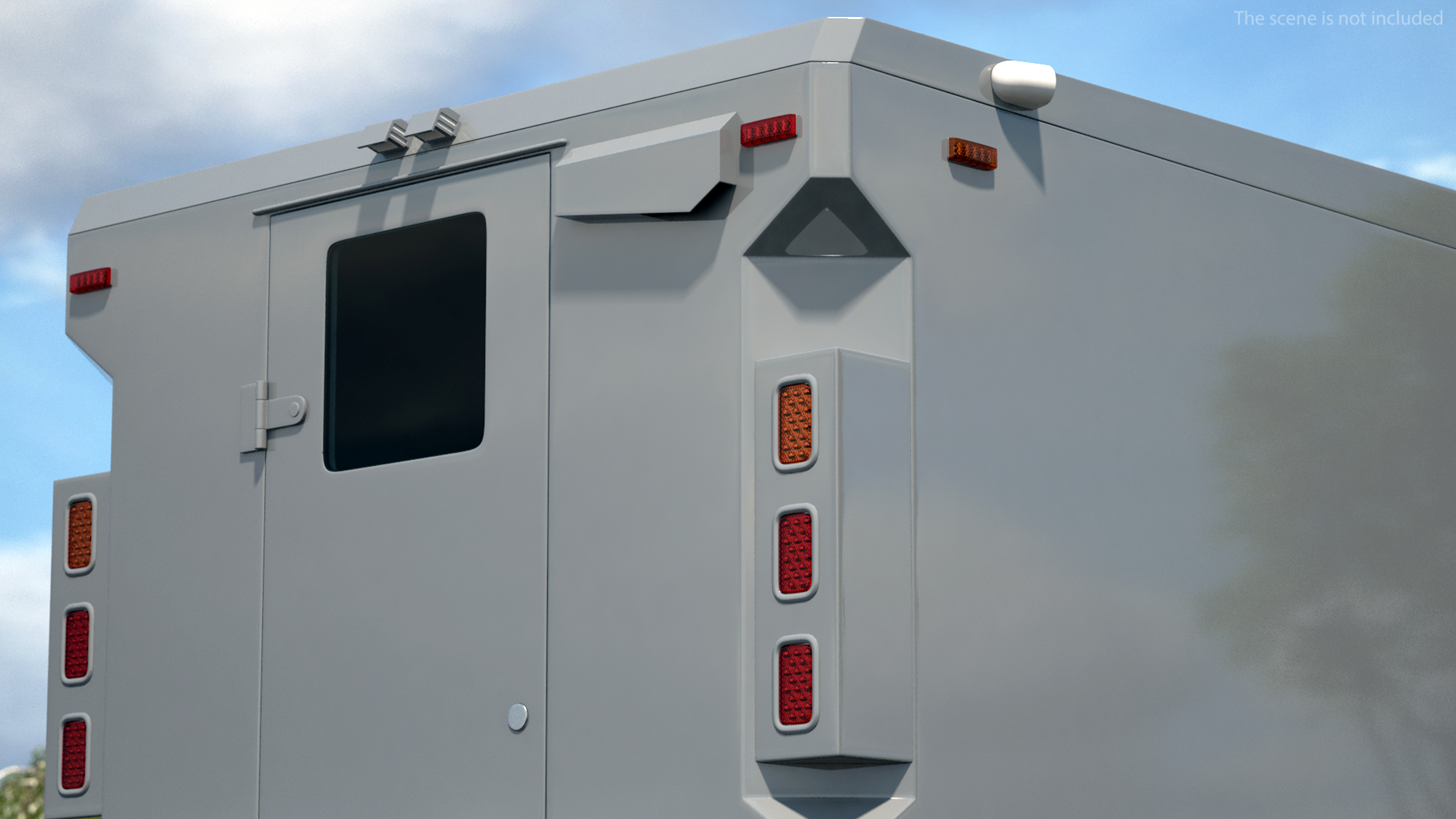 3D Armored Cash Transport Car