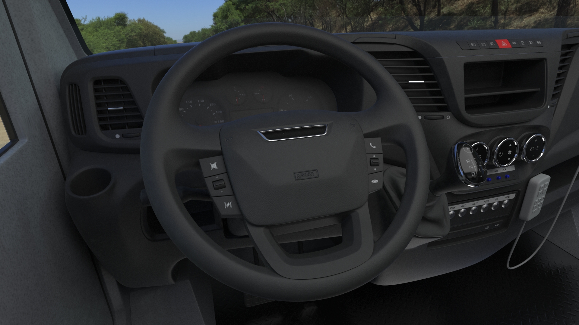 3D Armored Cash Transport Car