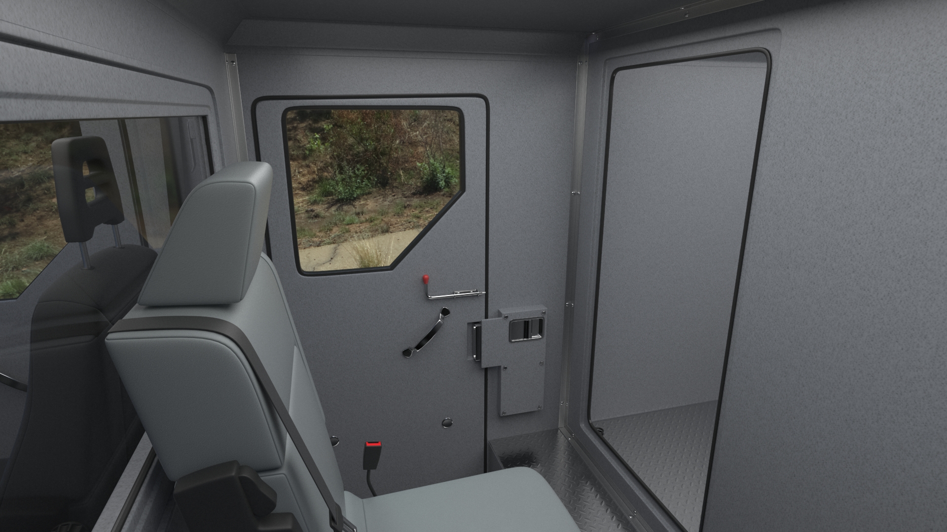 3D Armored Cash Transport Car